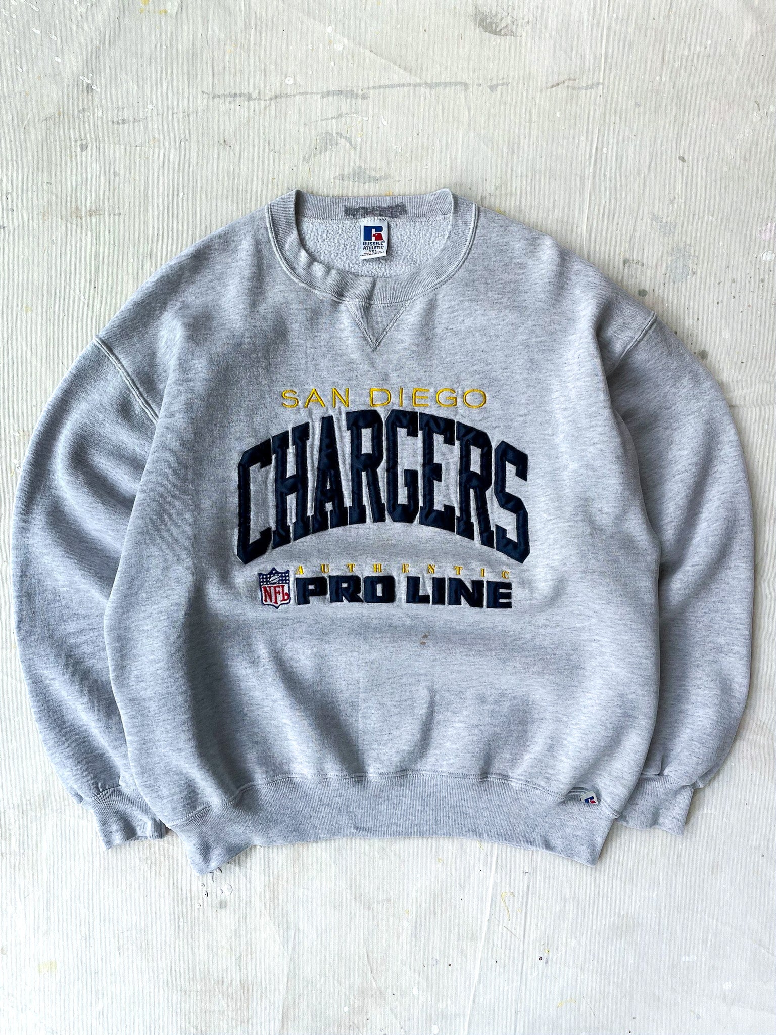 SAN DIEGO CHARGERS CREWNECK—[XL] – mahshu