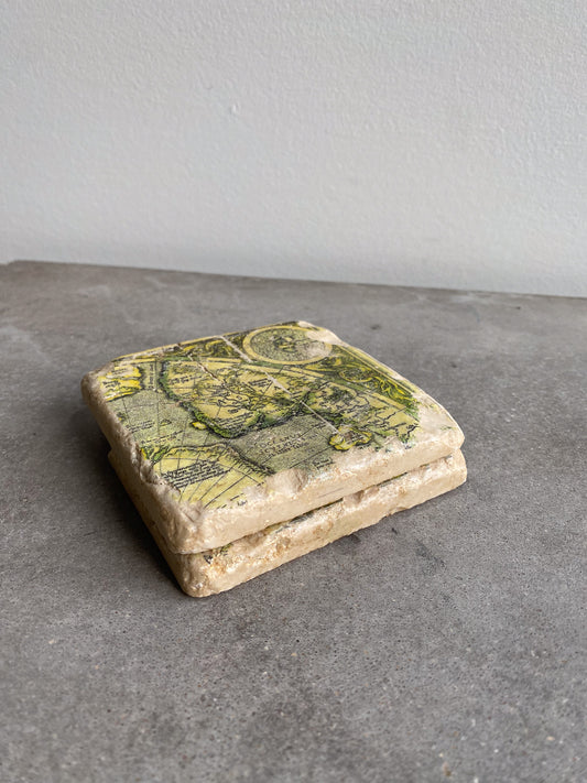 Atlas Coasters—Set of 2