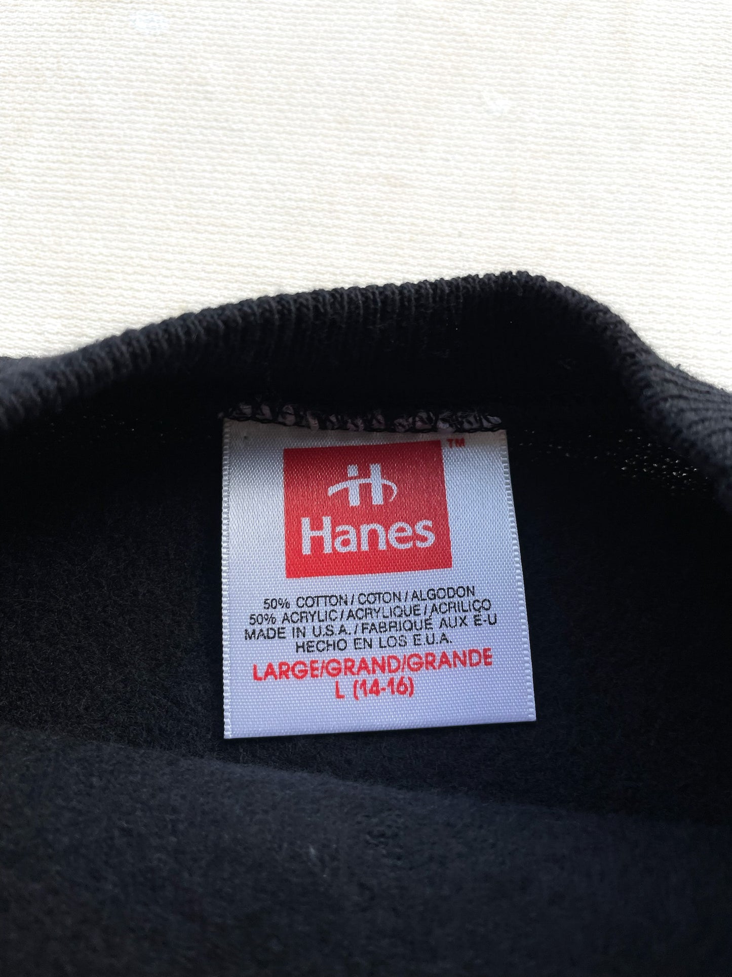 Blank Black Raglan Crewneck