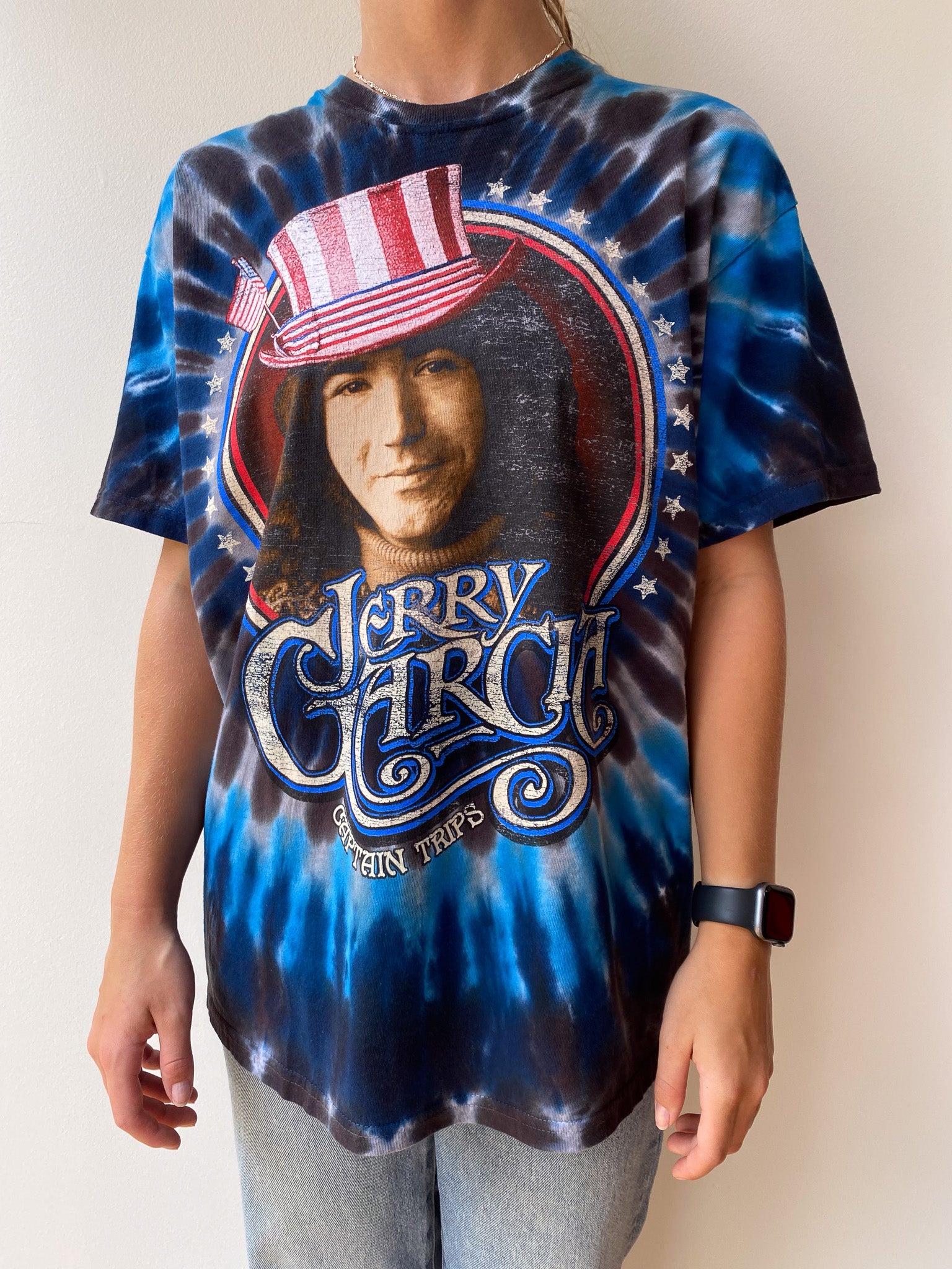 Jerry Garcia Tie – T-Shirt—[M] mahshu Dye