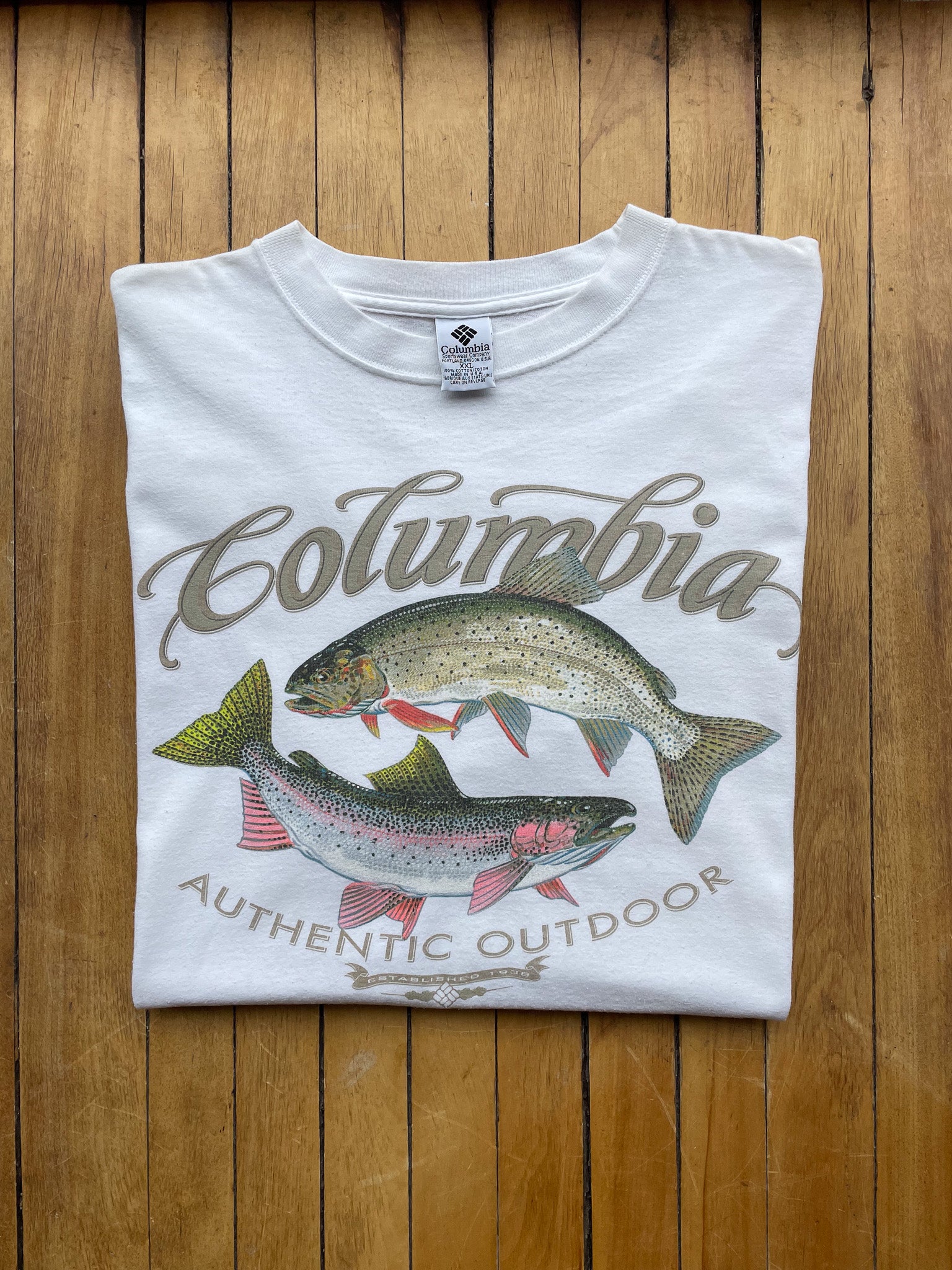 Columbia Fishing T-Shirt—[XXL] – mahshu