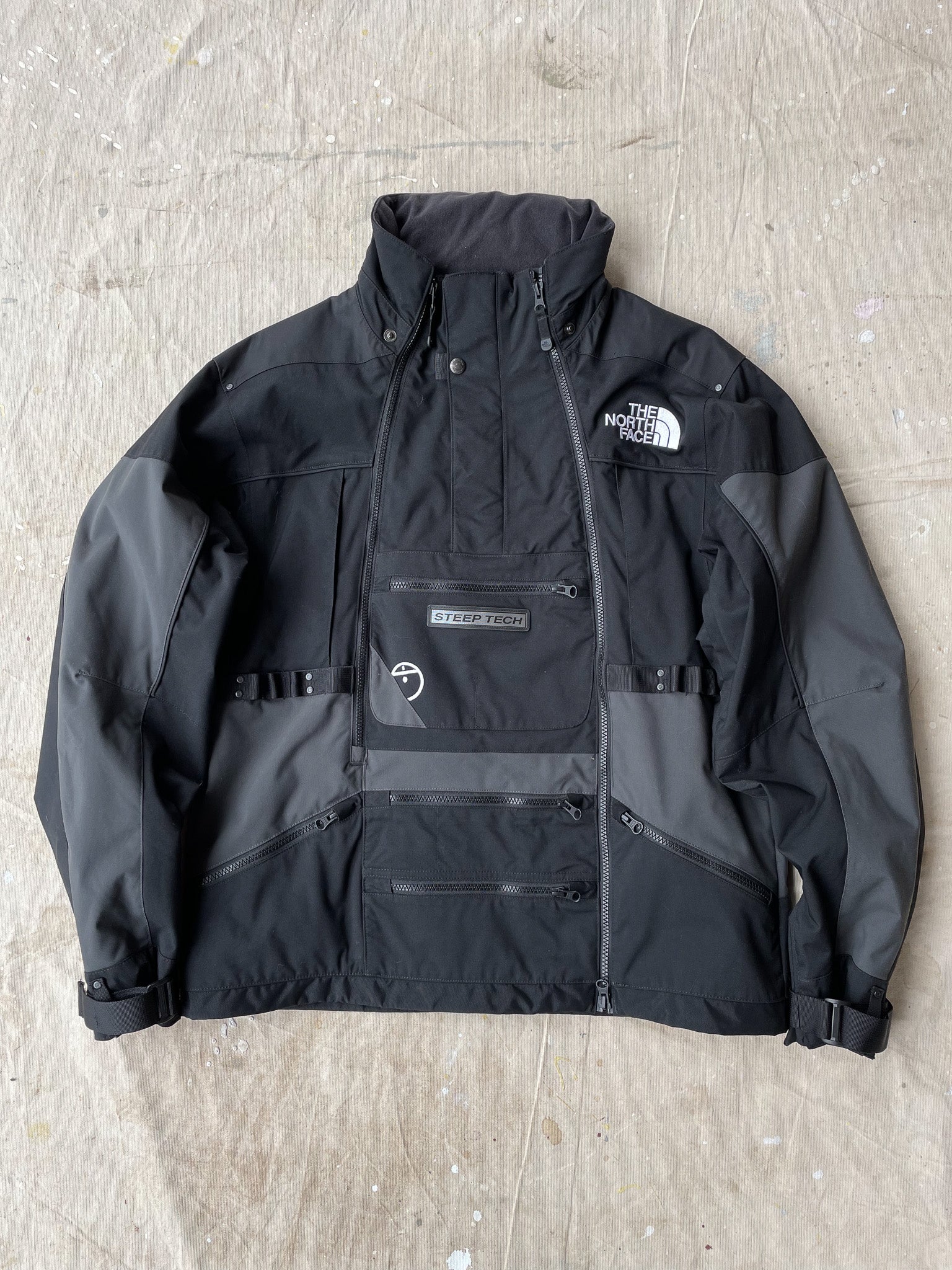 THE NORTH FACE STEEP TECH JACKET—BLACK [M]