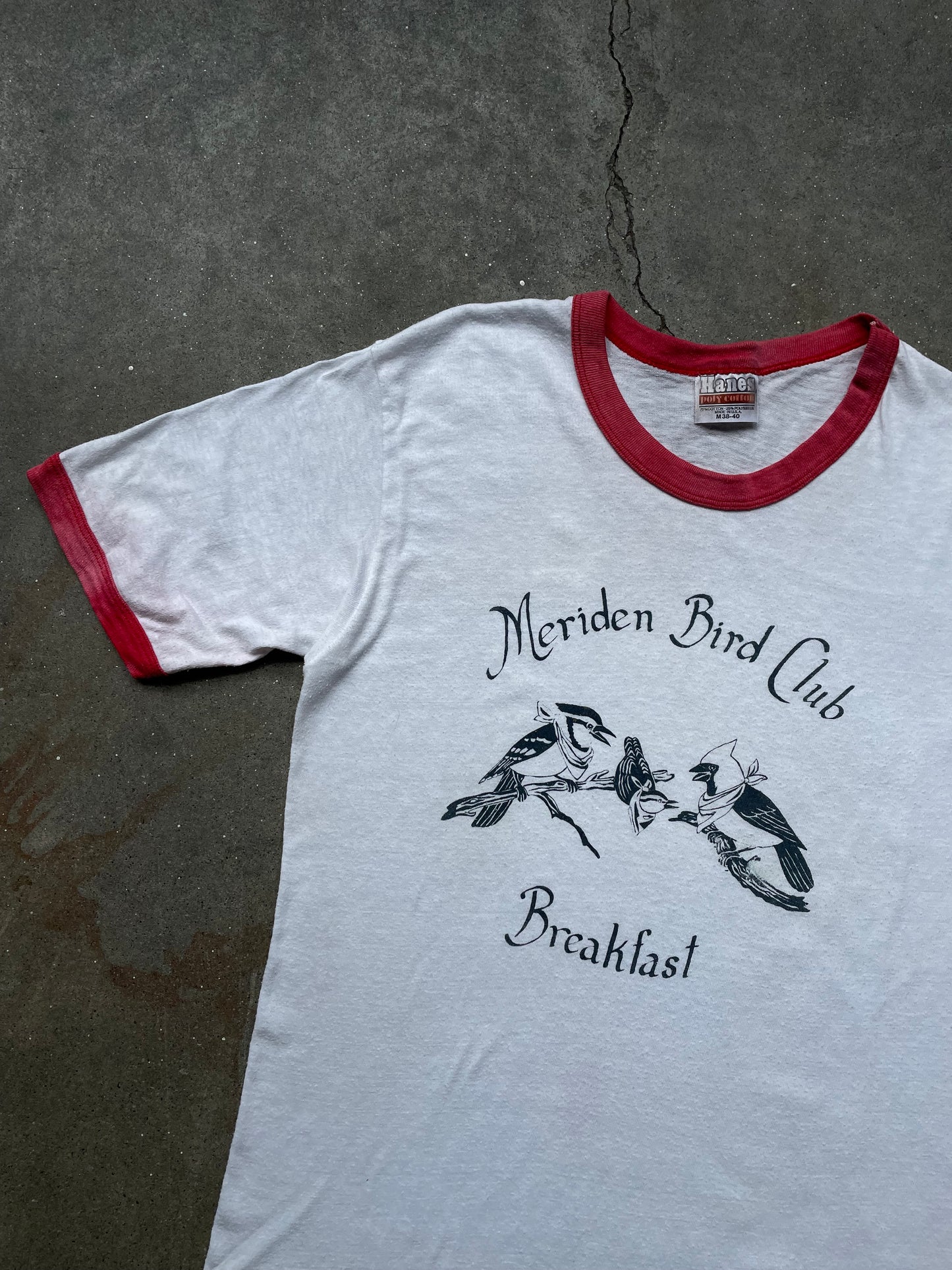 80’s Meriden Bird Club Ringer T-Shirt—[M]