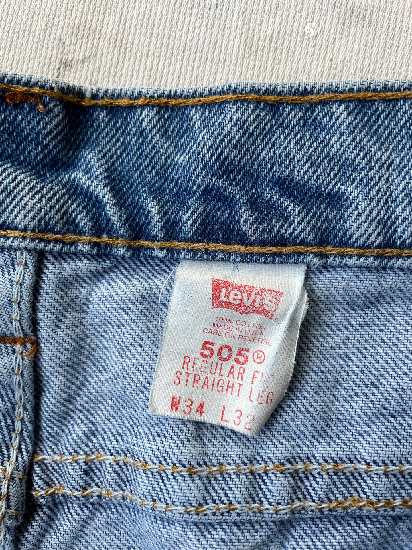 90's Levi's 505 Orange Tab—[33x32]