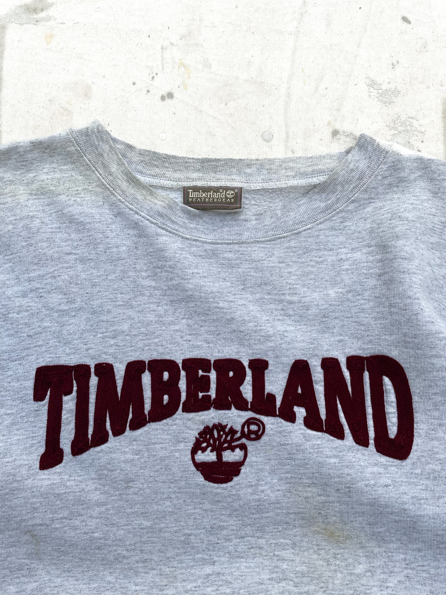 Timberland Chainstitch Spellout Crewneck—[XL]