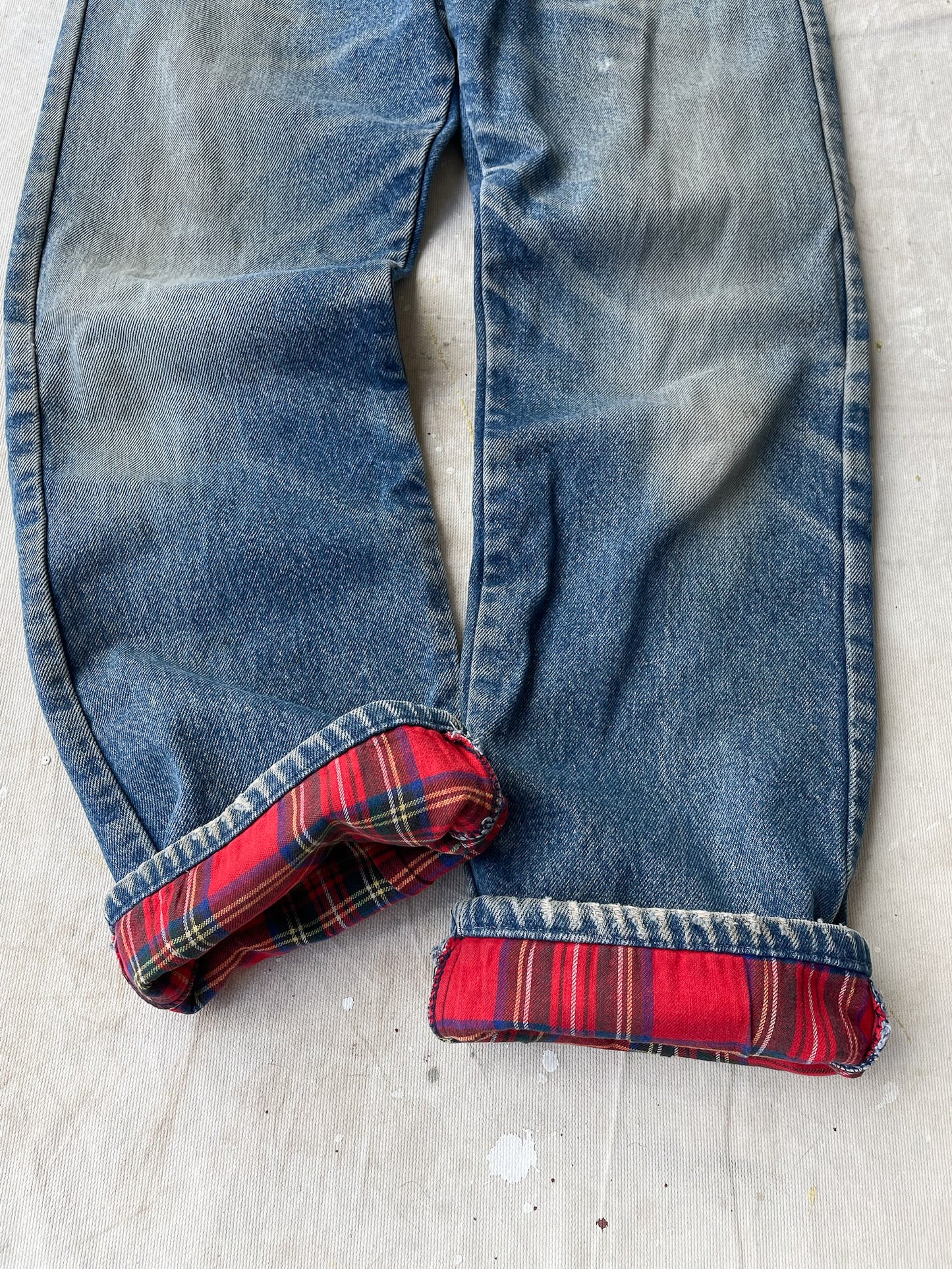 L.L.Bean Flannel Lined Jeans—[31x32]