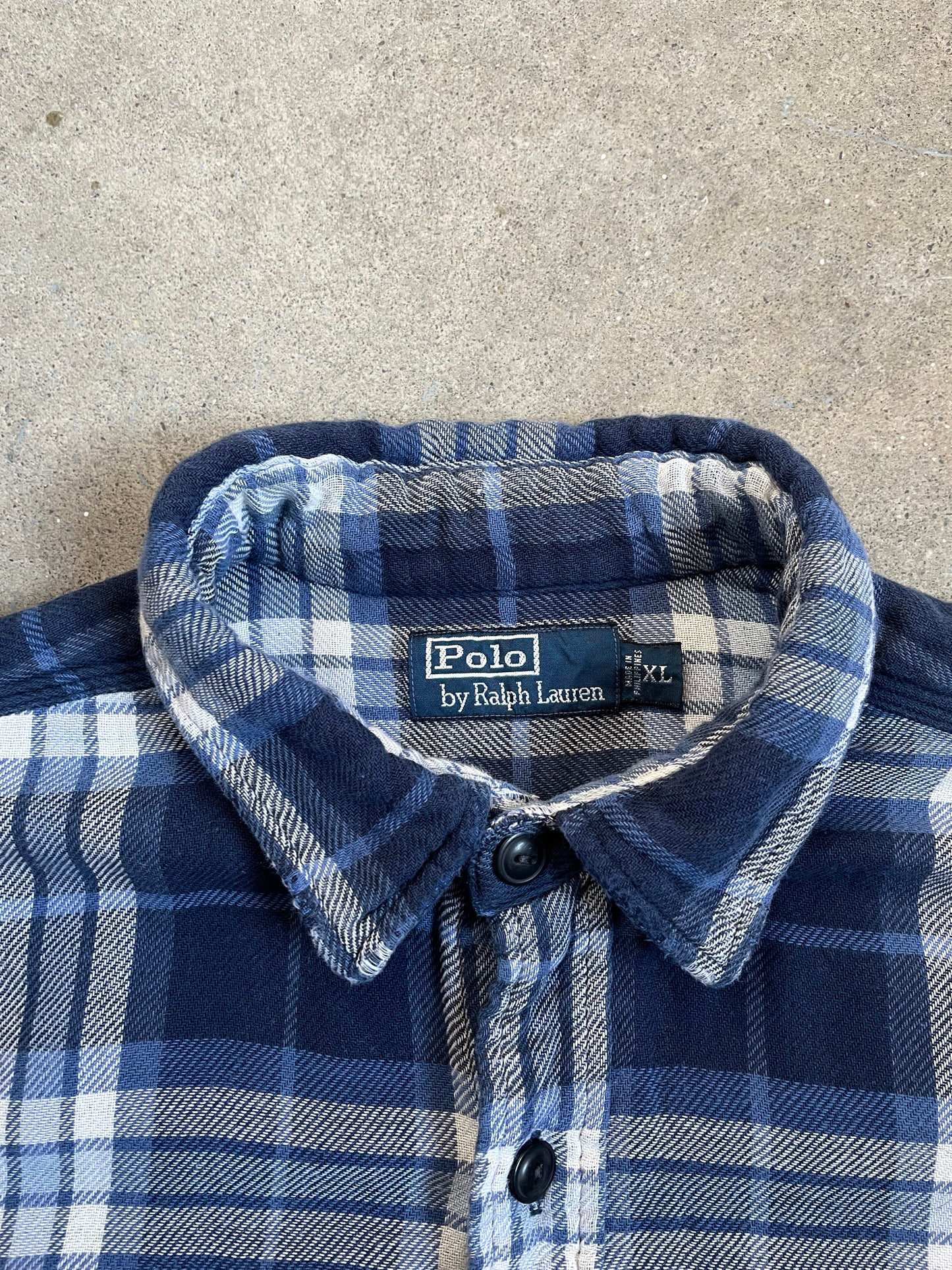 Polo Ralph Lauren Double Faced Flannel Shirt—[XL]