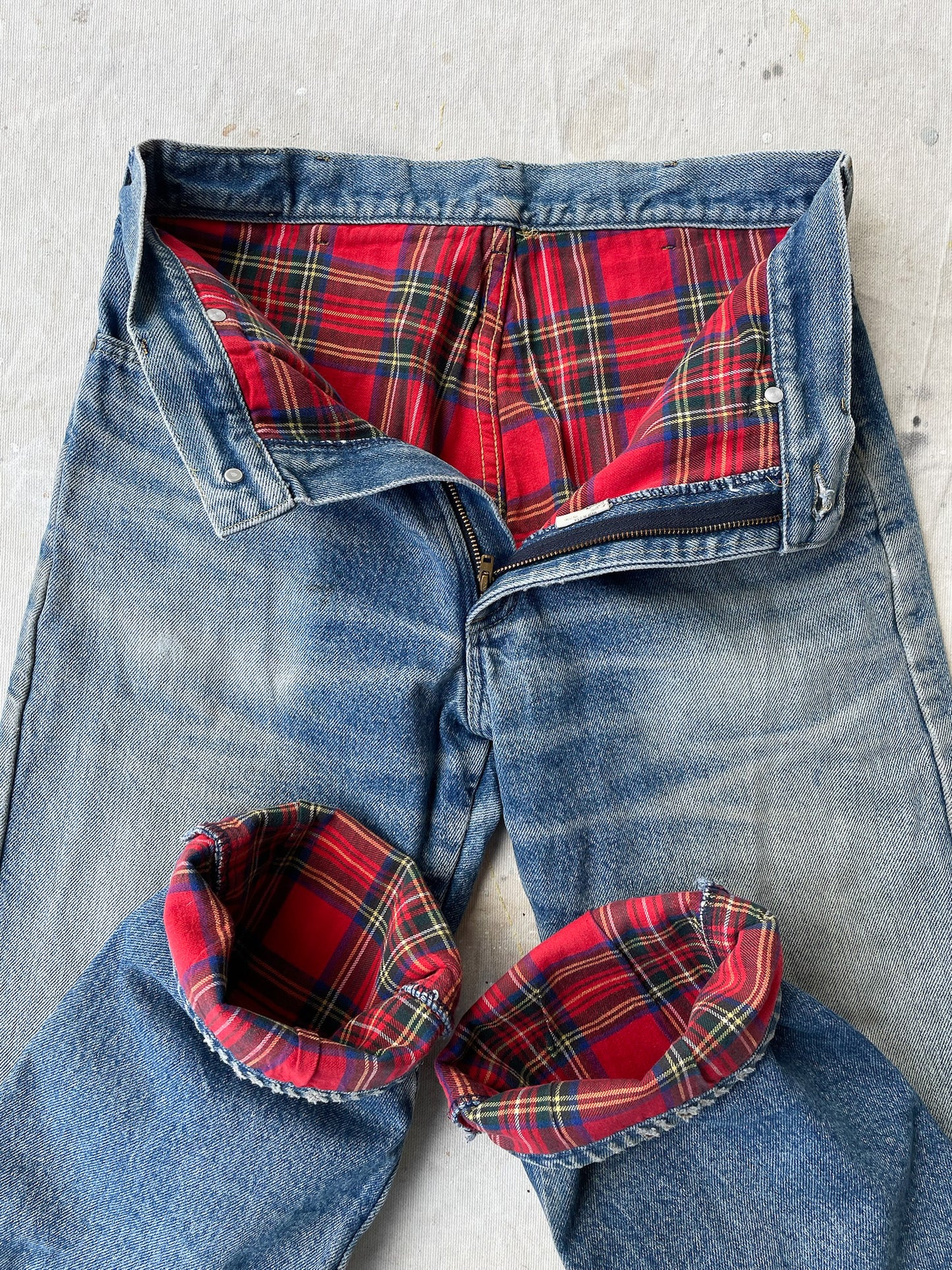 L.L.Bean Flannel Lined Jeans—[31x32]