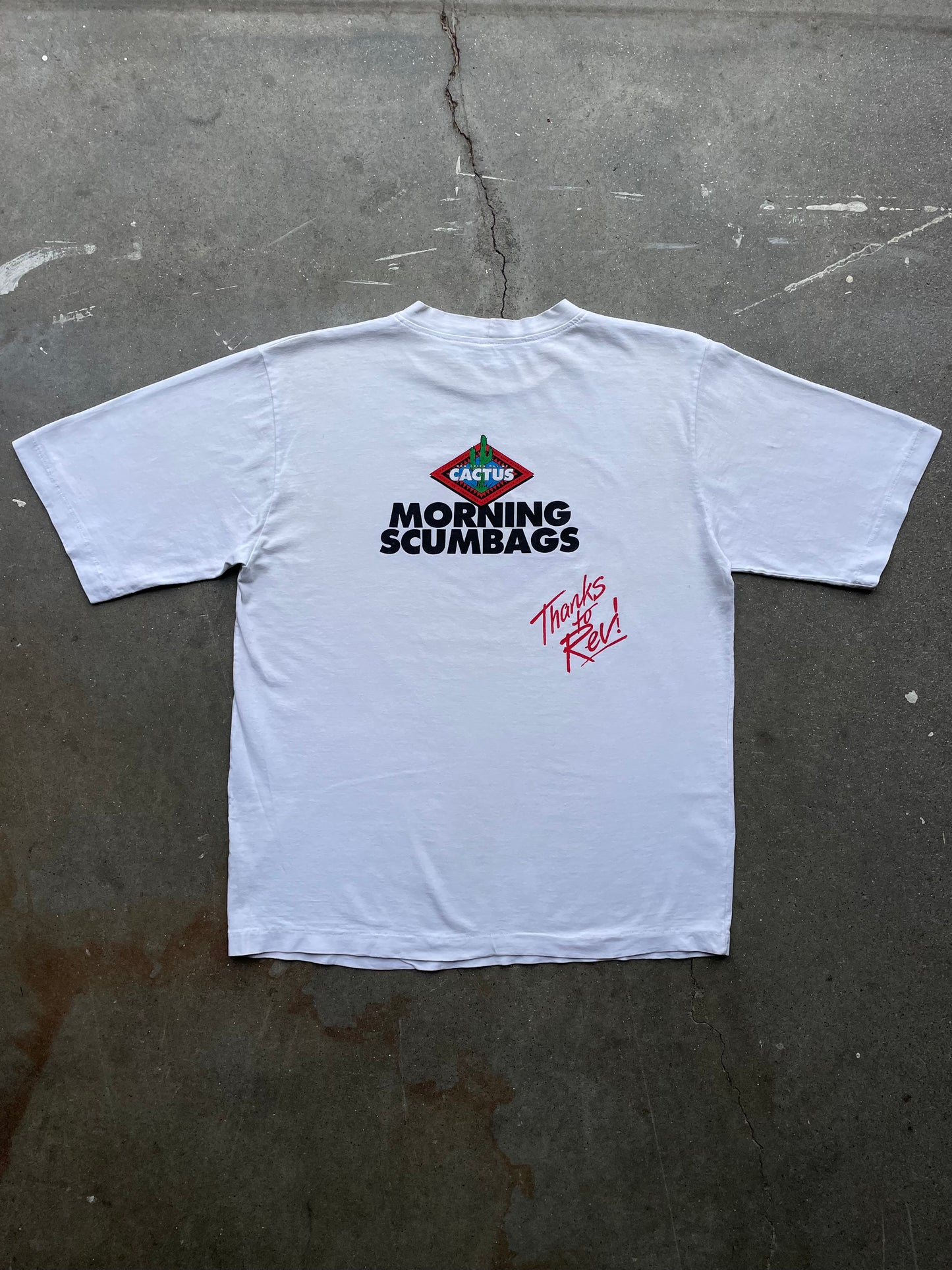 90’s Cactus “Morning Scumbags” T-Shirt—[L]