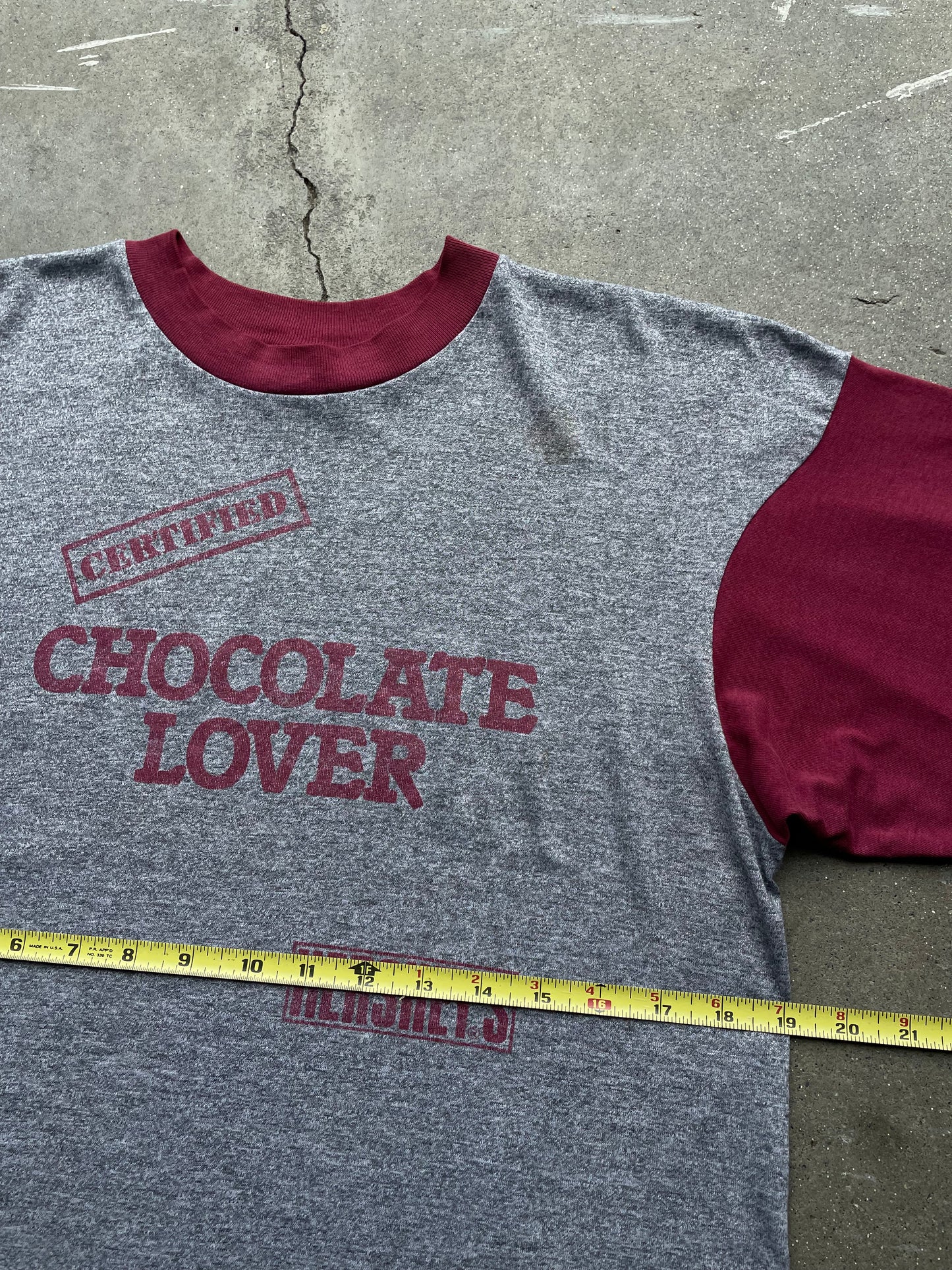 90’s Certified Chocolate Lover Hershey’s Boxy T-Shirt—[L]