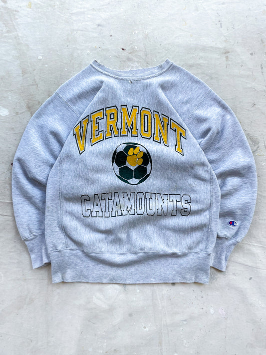 90's Vermont Catamount Reverse Weave Crewneck—[M/L]