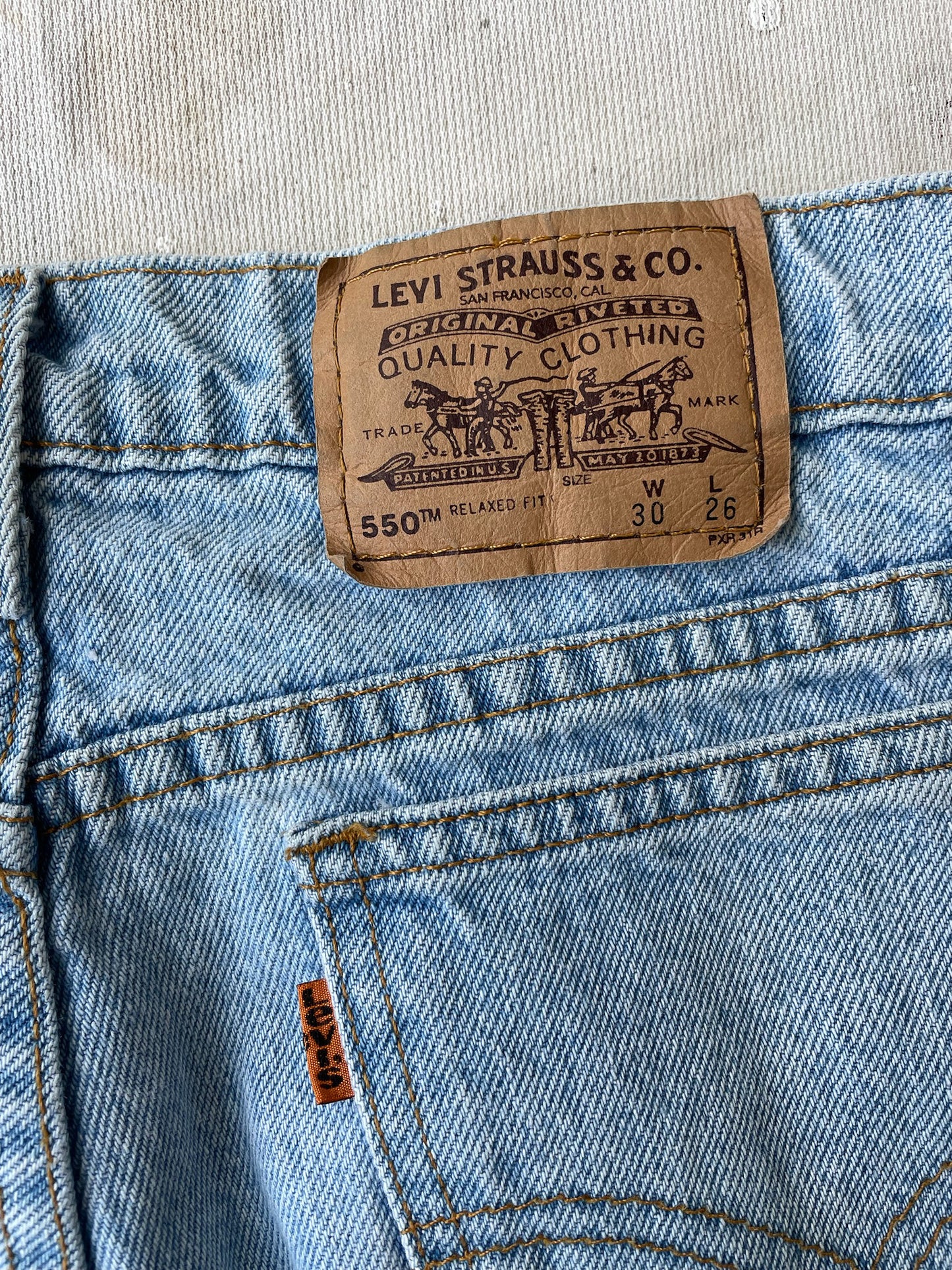 90's Levi's 550 Orange Tab—[29x26]