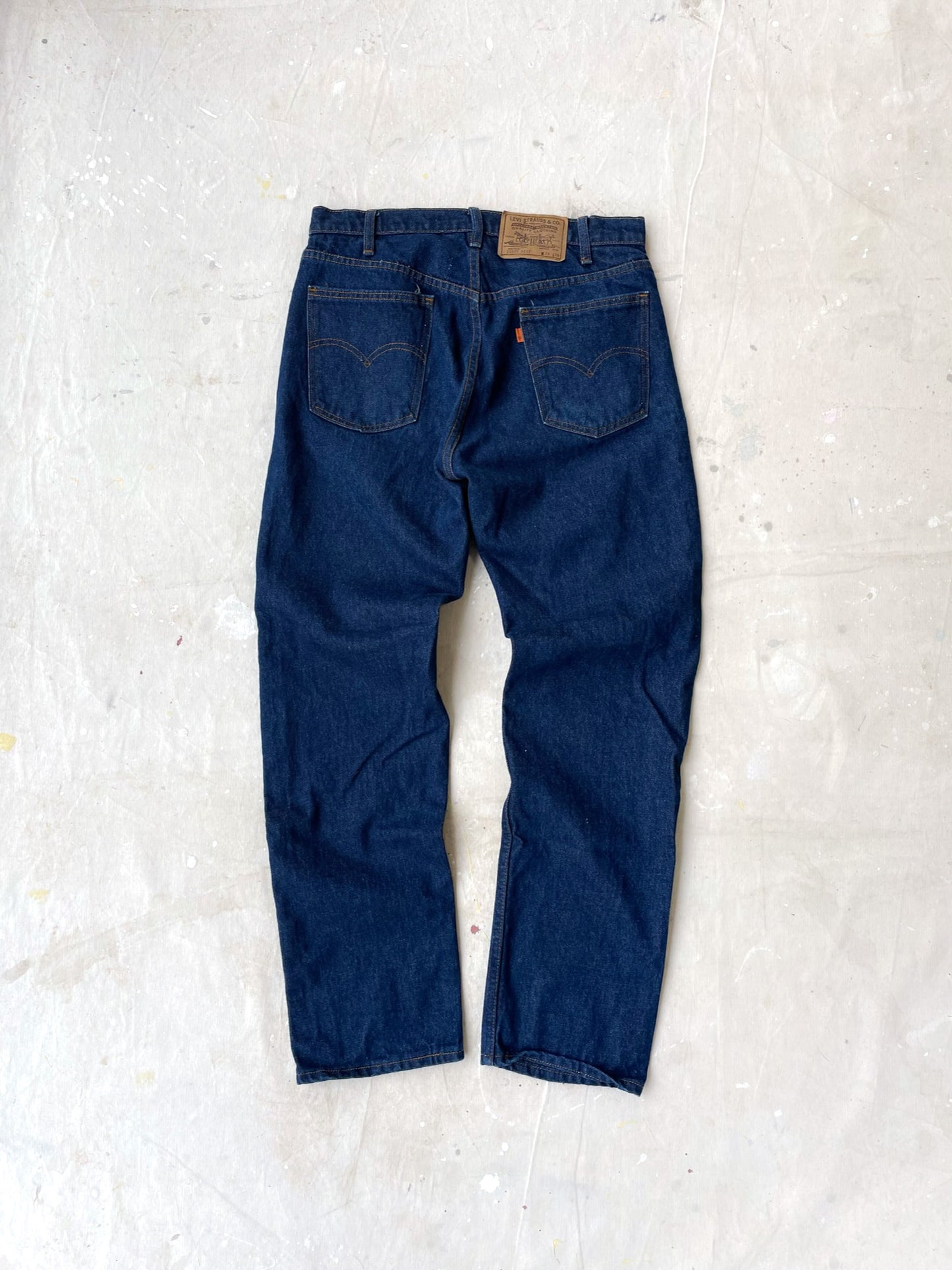 Levi's 505 Orange Tab Jeans—[32X30]