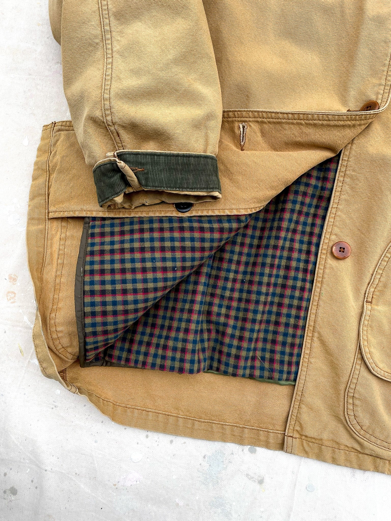 L.L. Bean Flannel Lined Barn Coat—[L] – mahshu