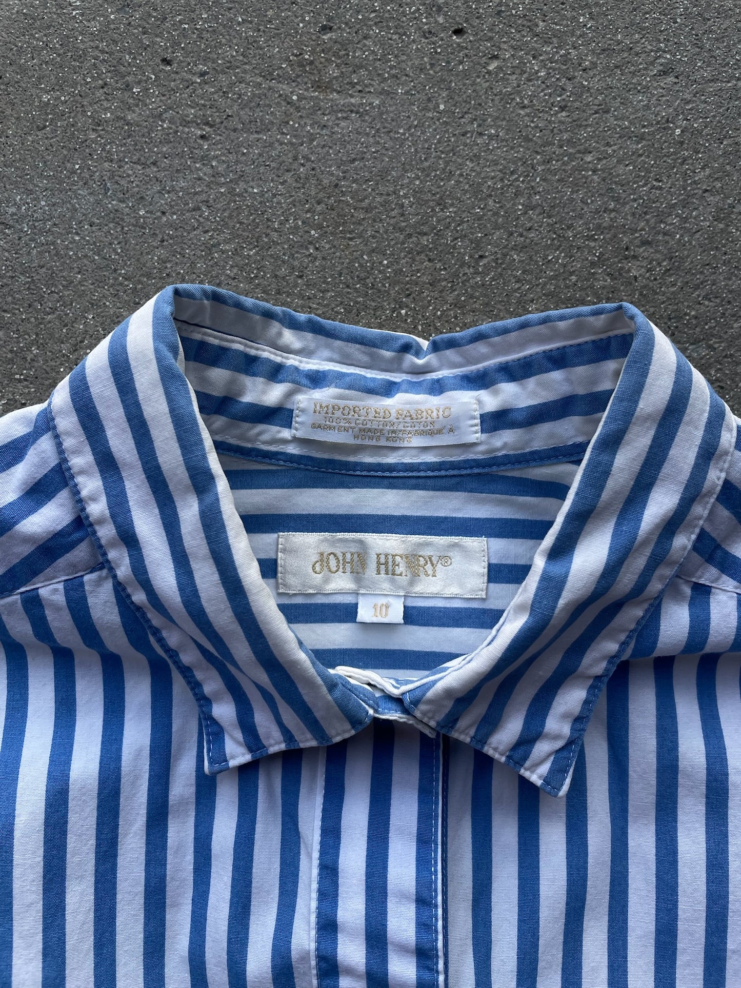 Vintage John Henry Bengal Striped Shirt—[M]