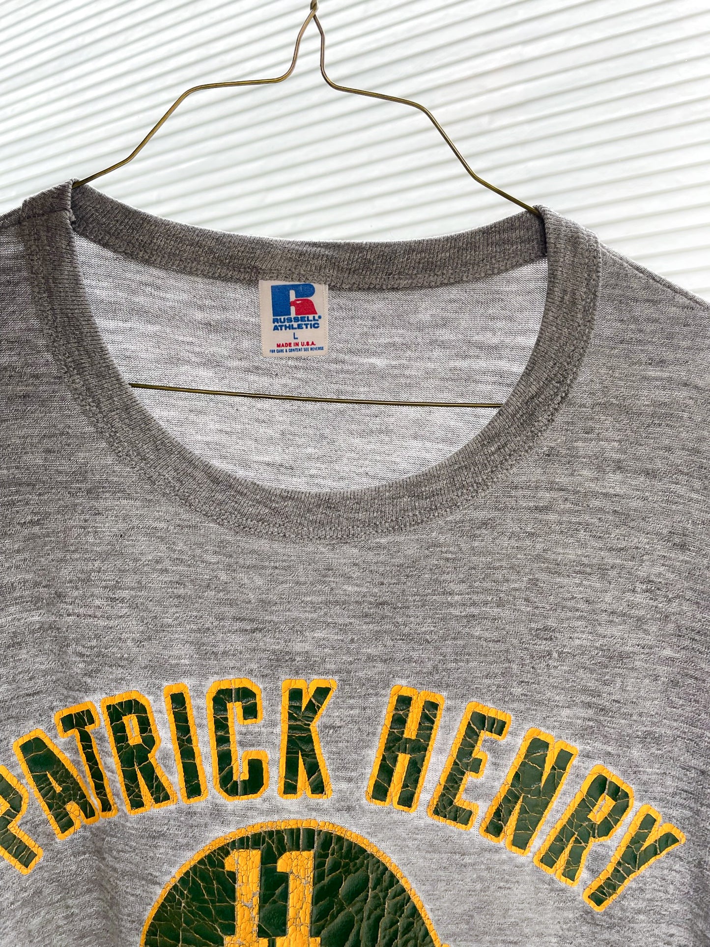 90's Patrick Henry Football T-Shirt—[L]