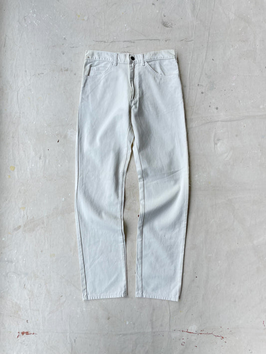80's Deadstock L.L.Beans White Jeans—[32x34]