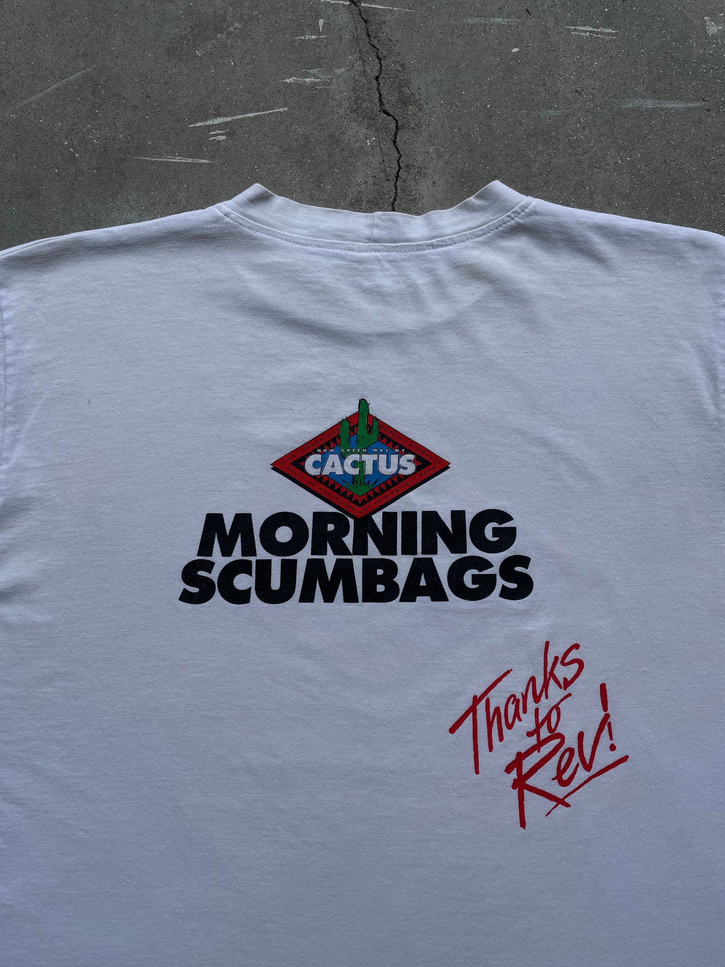 90’s Cactus “Morning Scumbags” T-Shirt—[L]