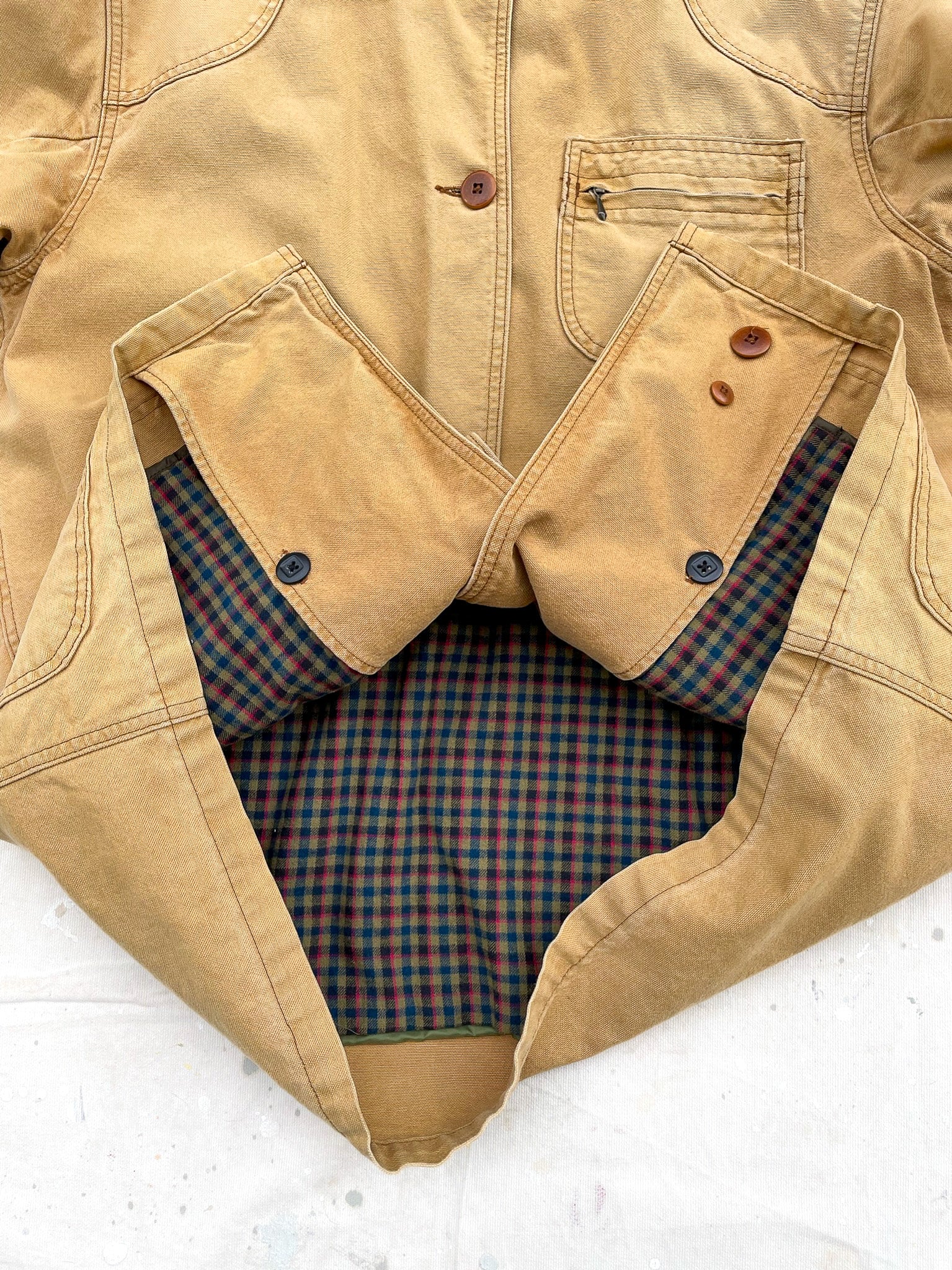 L.L. Bean Flannel Lined Barn Coat—[L] – mahshu