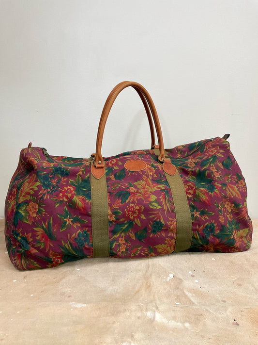 90's GAP Floral Travel Duffel Bag