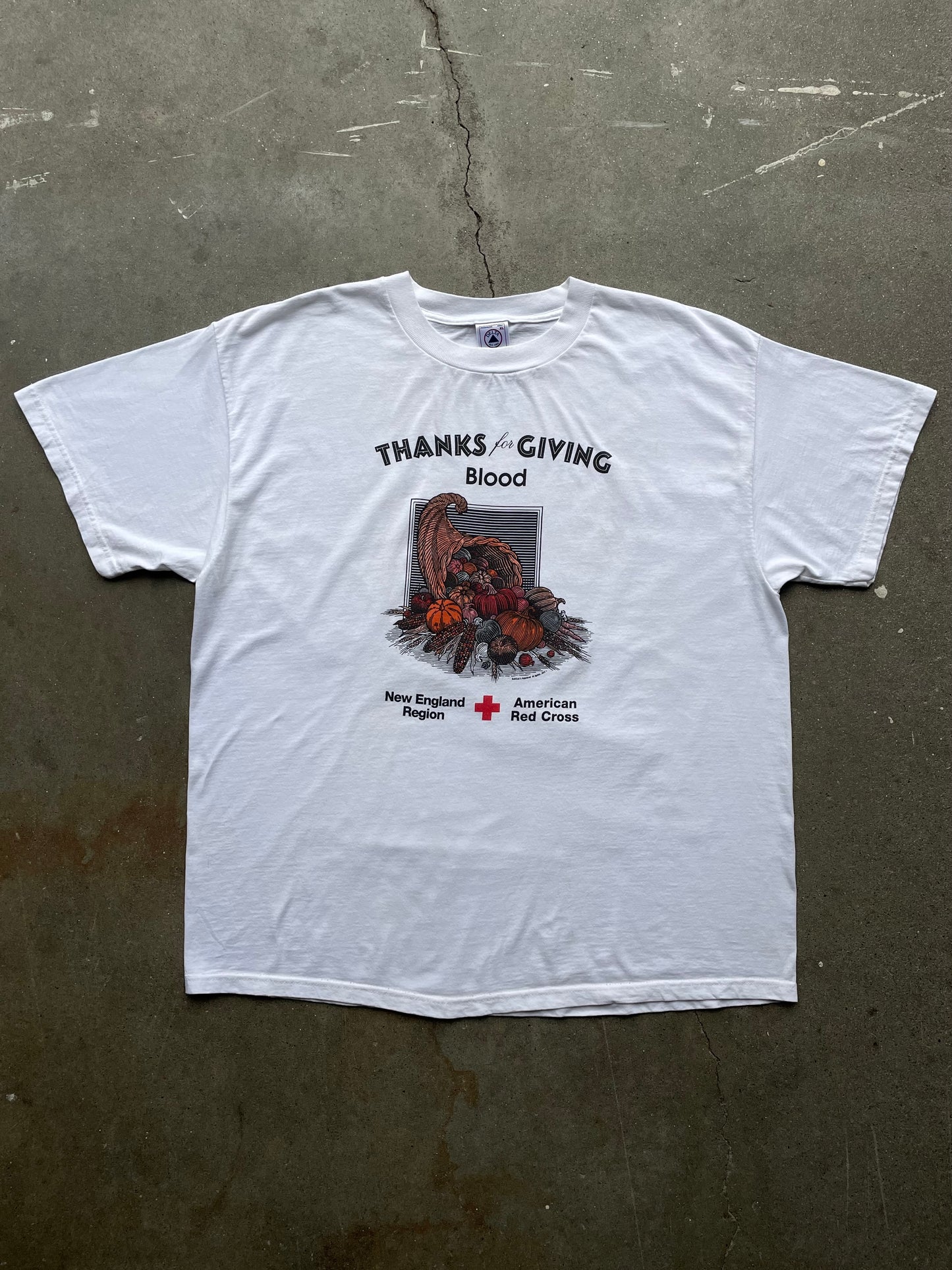 90’s American Cross Thanksgiving Blood Drive T-Shirt—[XL]