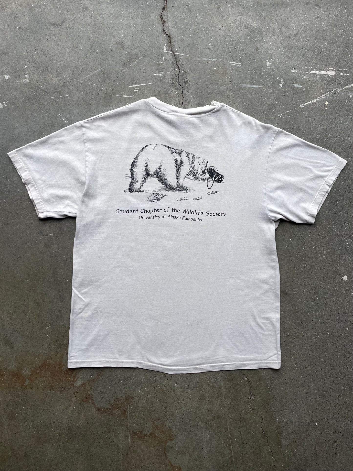 90s University Of Alaska Fairbanks T-Shirt—[L]