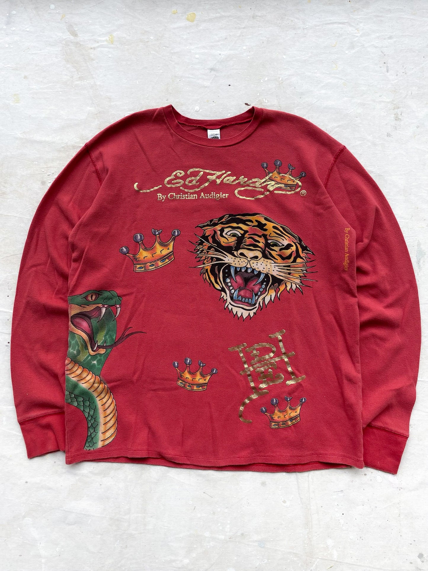 Ed Hardy Thermal Long Sleeve—[XL]