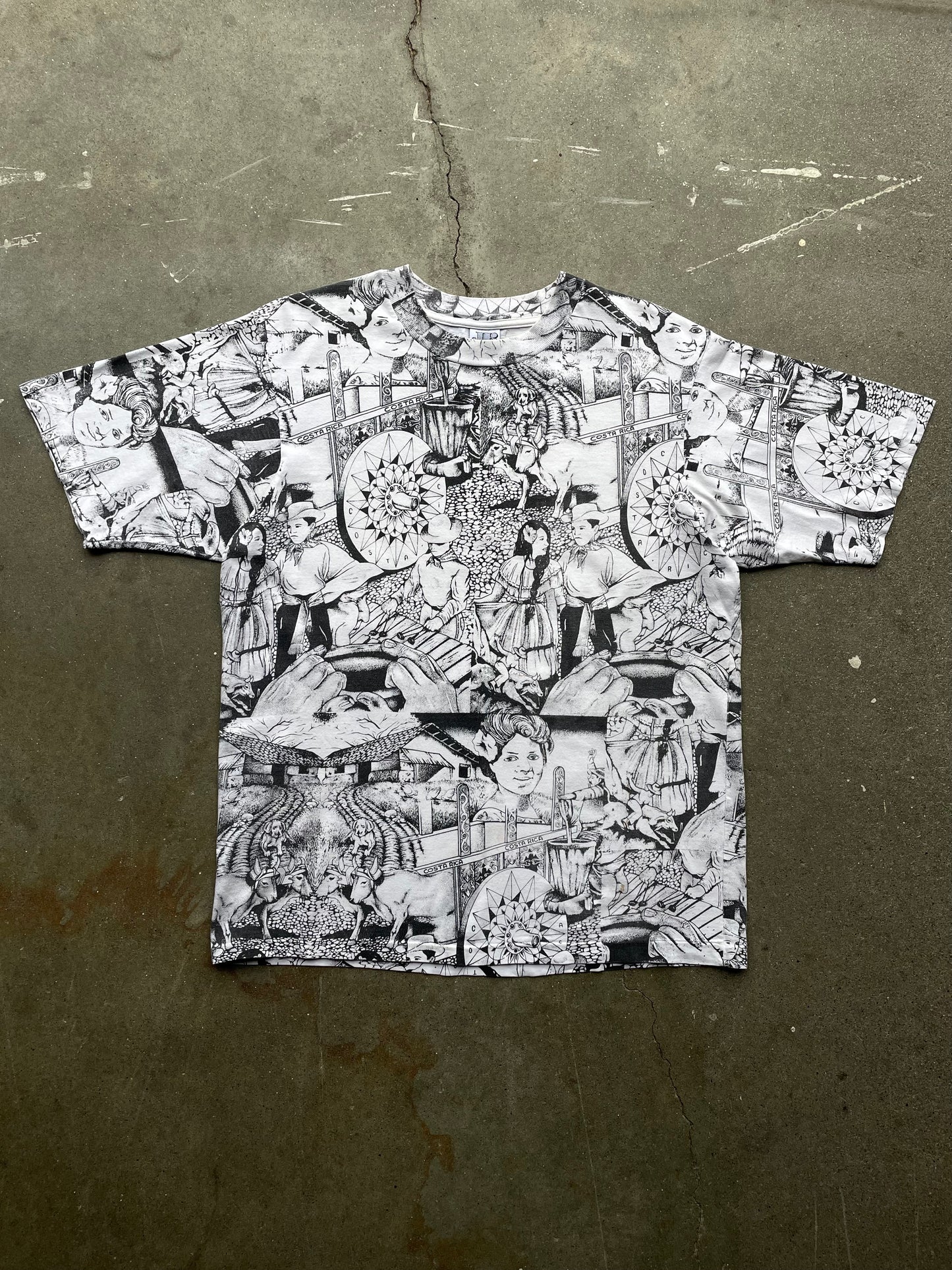 90’s Costa Rica AOP T-Shirt—[L]