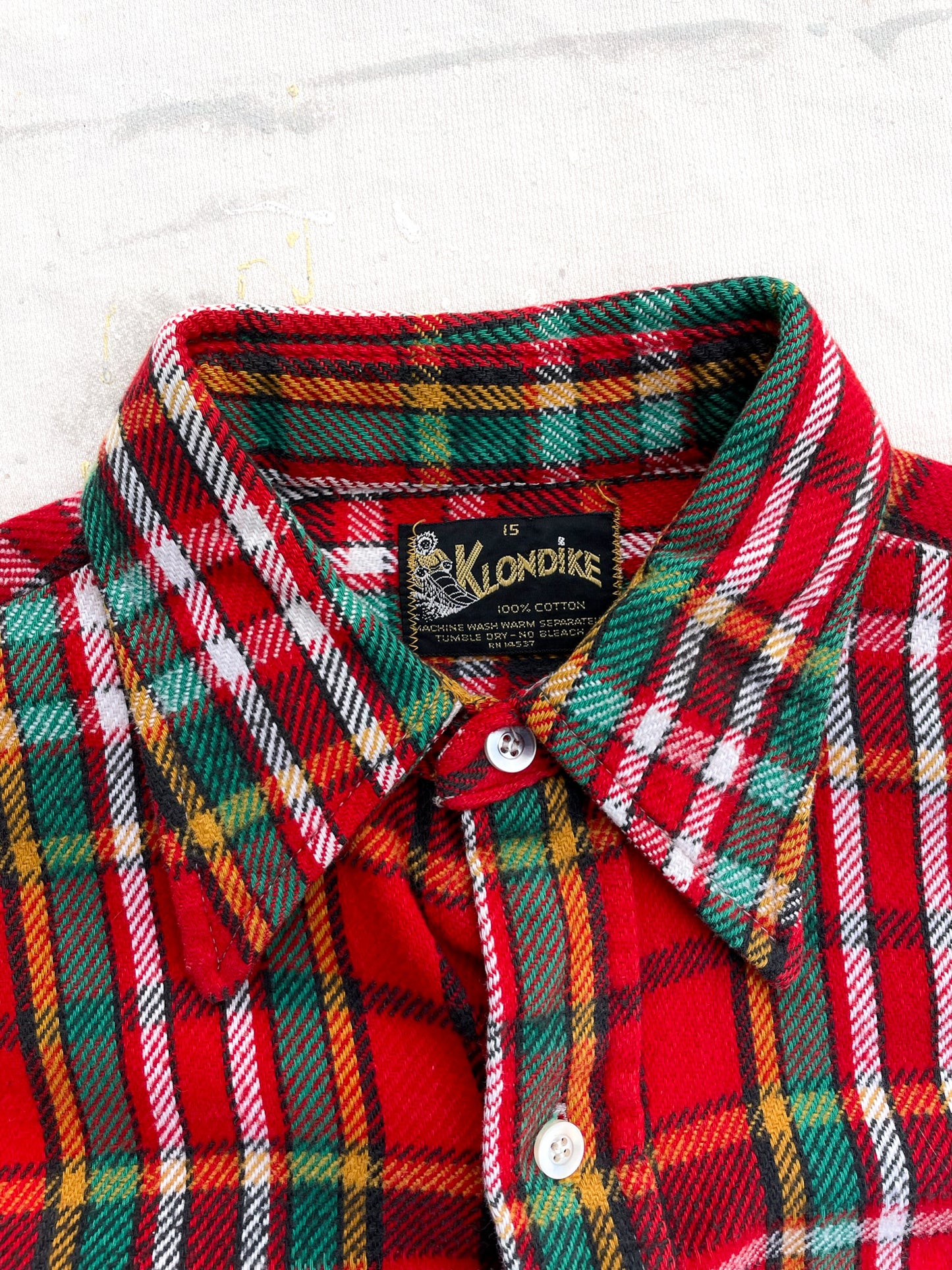 70's Klondike Flannel Shirt—[S/M]