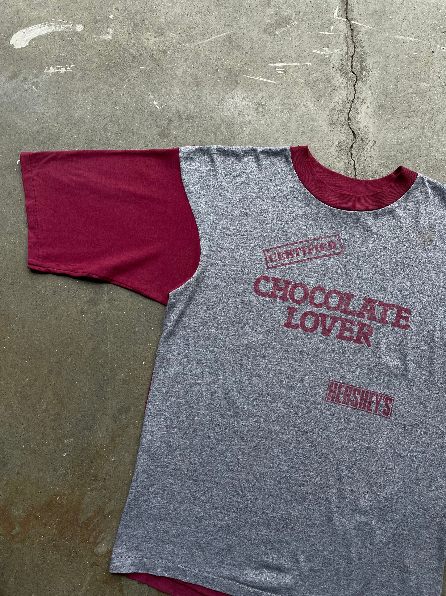 90’s Certified Chocolate Lover Hershey’s Boxy T-Shirt—[L]