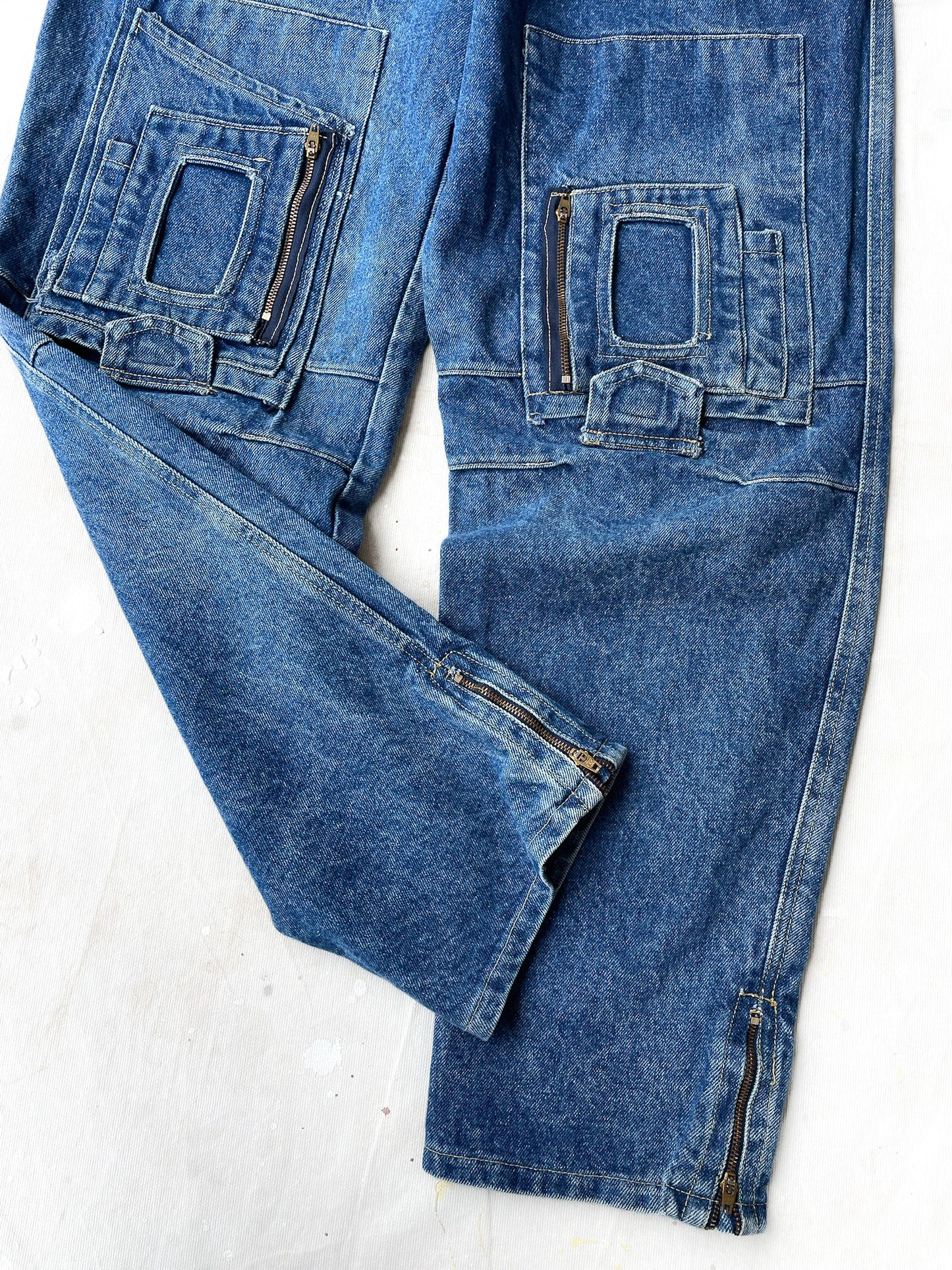 80's Guess Multi Pocket Jeans—[33x31]