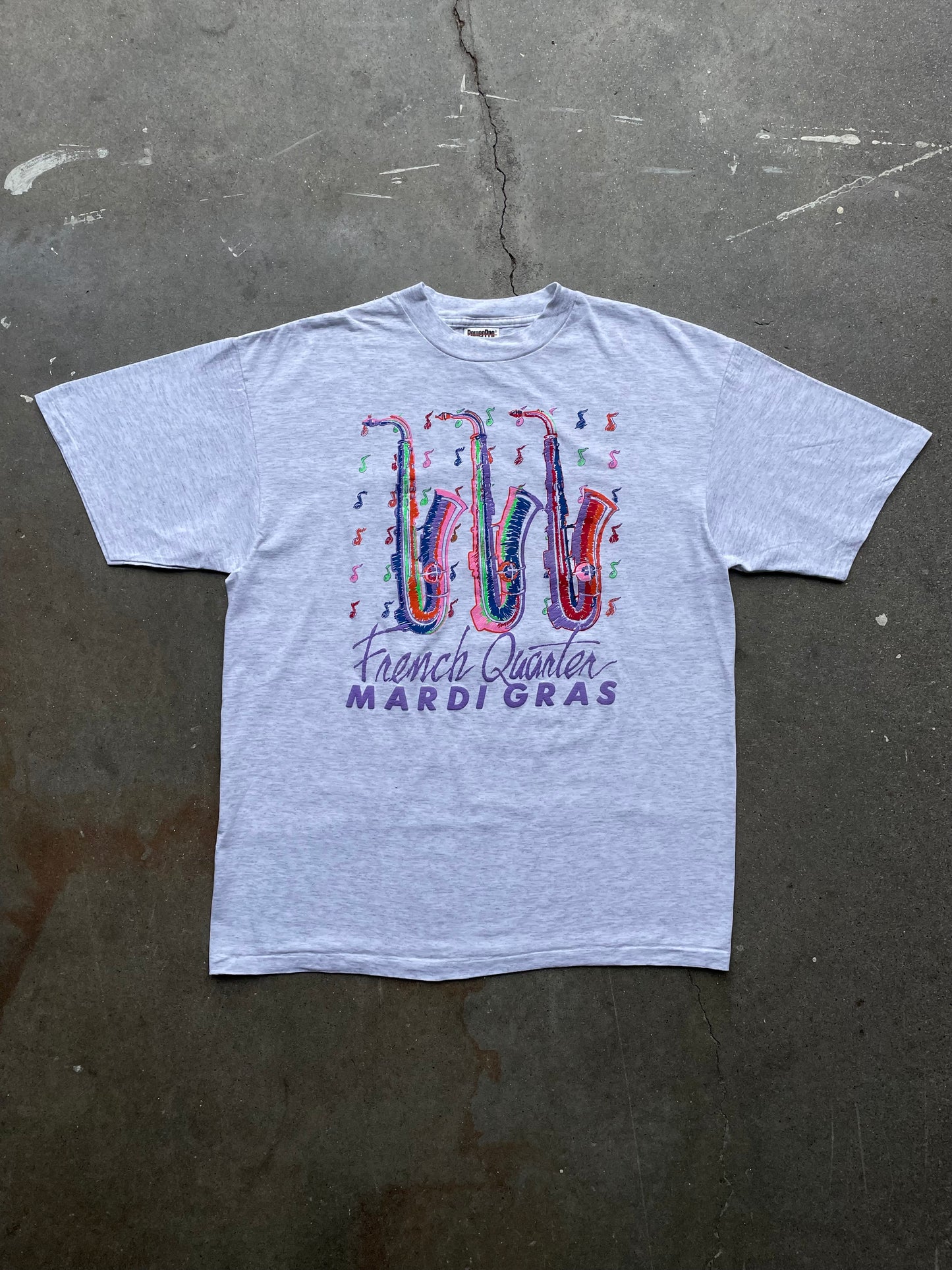 90s French Quarter Mardi Gras T-Shirt—[XL]