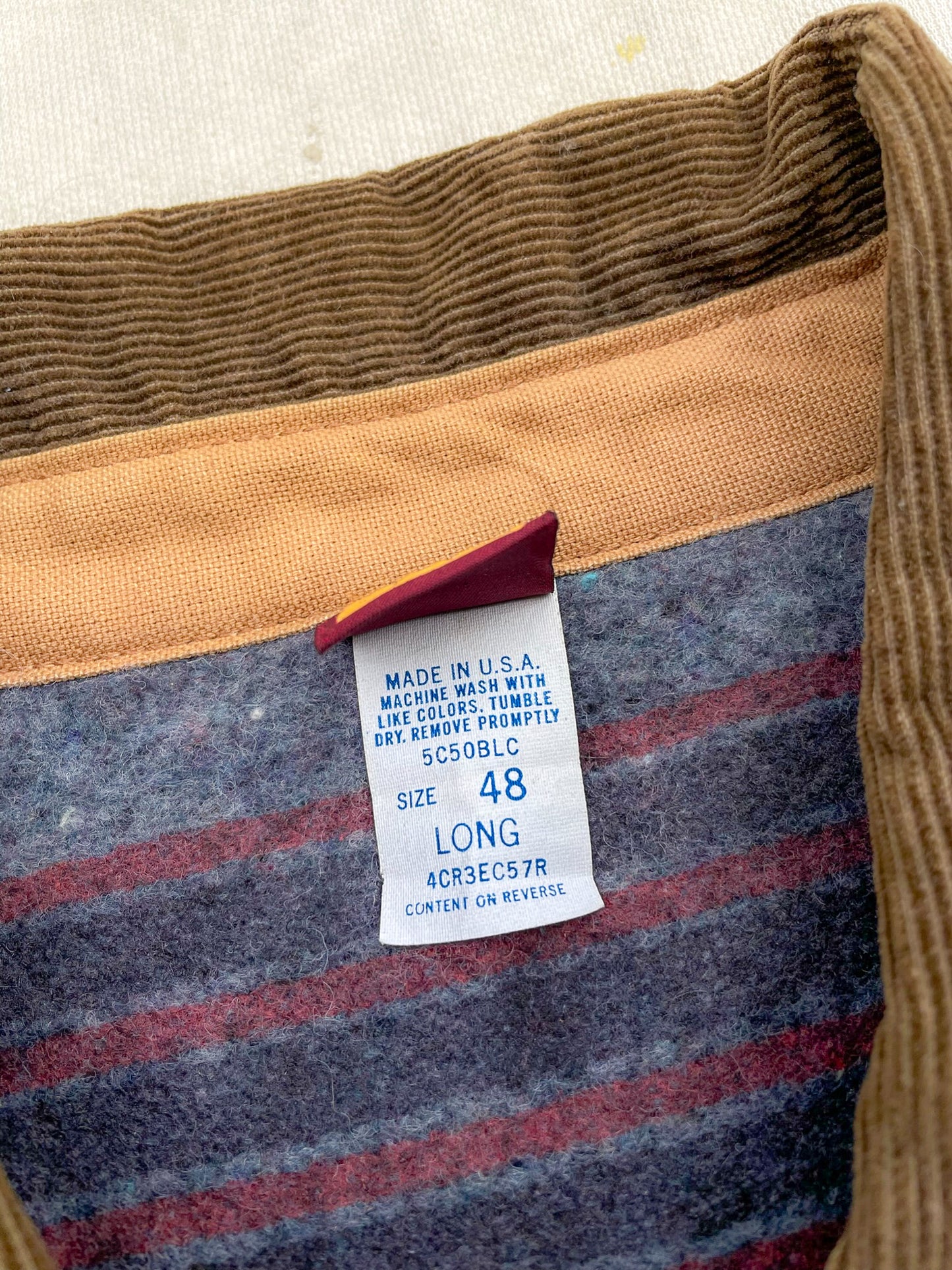 Big Ben Blanket Lined Field Coat—[XL]