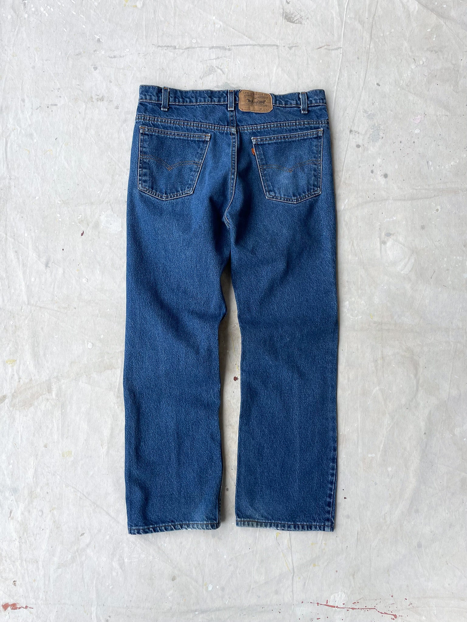 orengi ページ Vintage 80s Levis 517 Orange Tab Made in USA Bootcut Blue