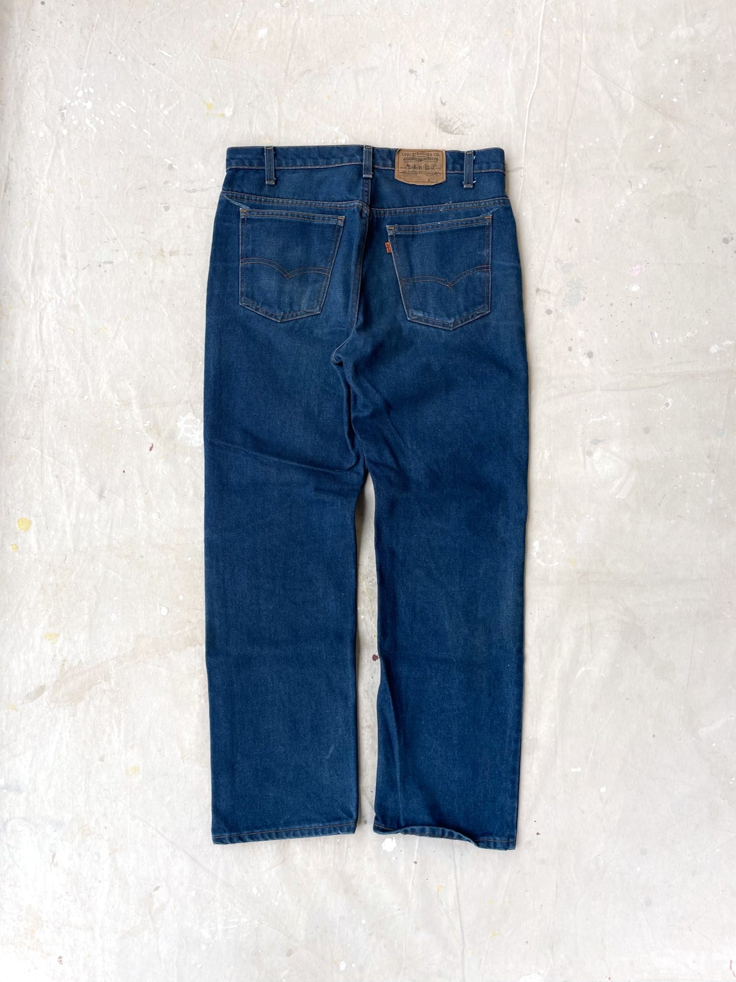 Levi's 508 Orange Tab Jeans—[35x32]