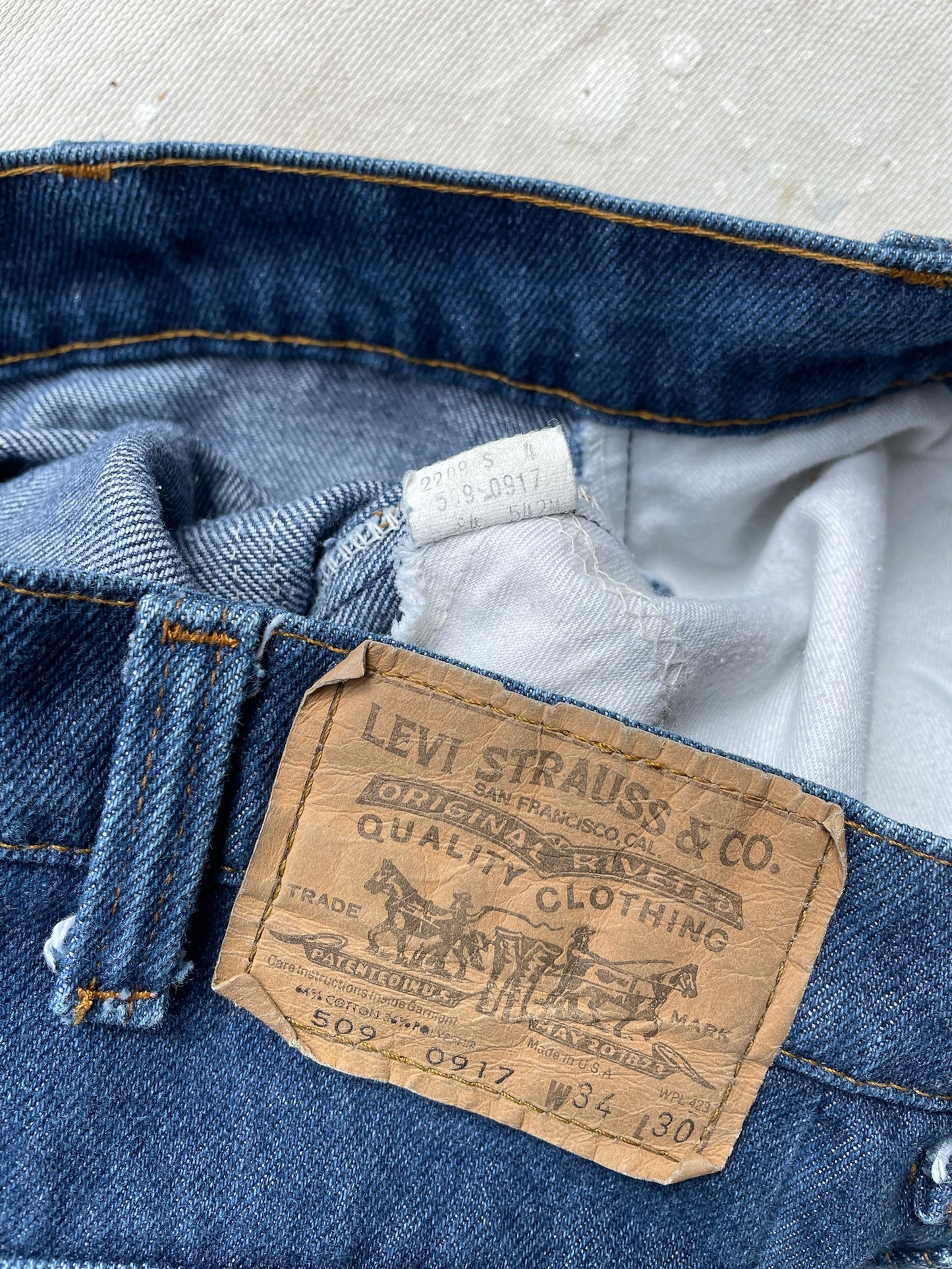 80's Levi's 509 Orange Tab Jeans—[34x30]