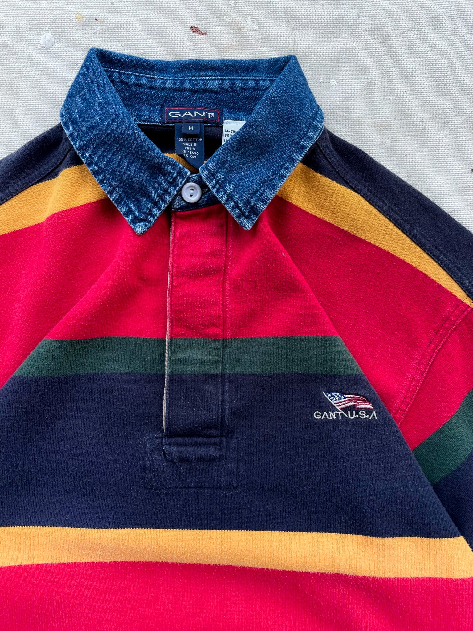 90 s Gant Rugby Shirt M