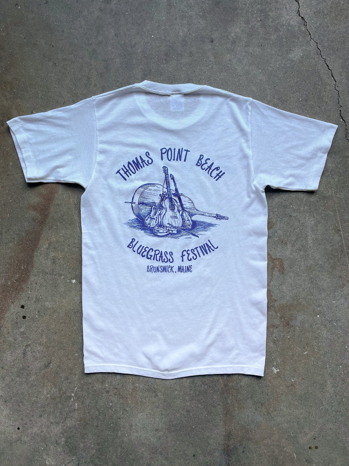 80's Thomas Point Beach Maine Bluegrass T-Shirt—[S]