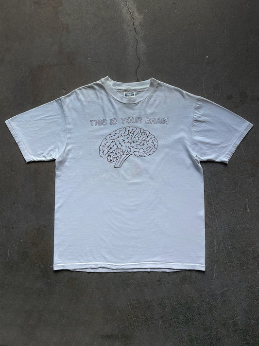 90's This is Your Brain T-Shirt—[XL]