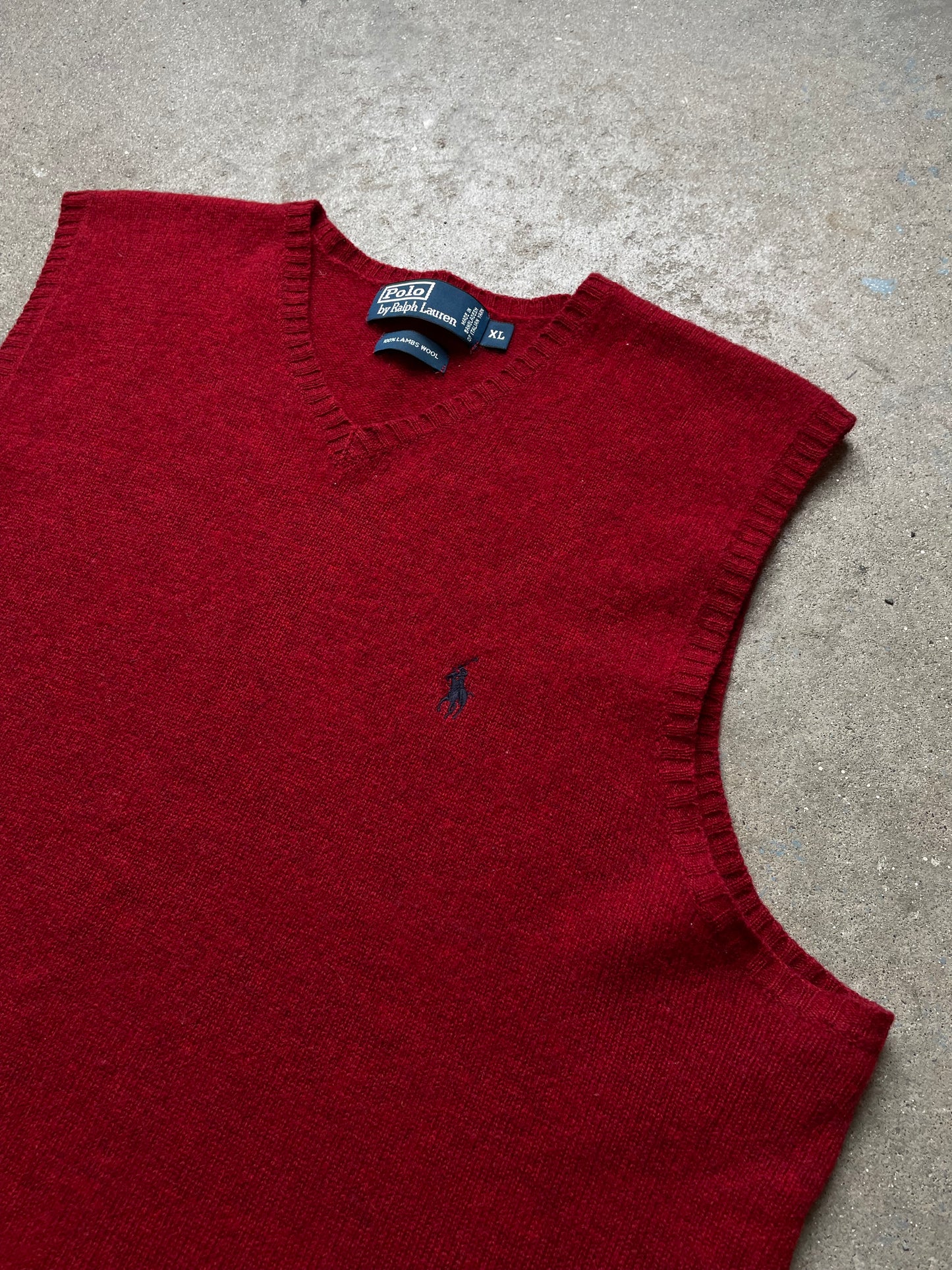 Polo Ralph Lauren Wool Sweater Vest—[L/XL]