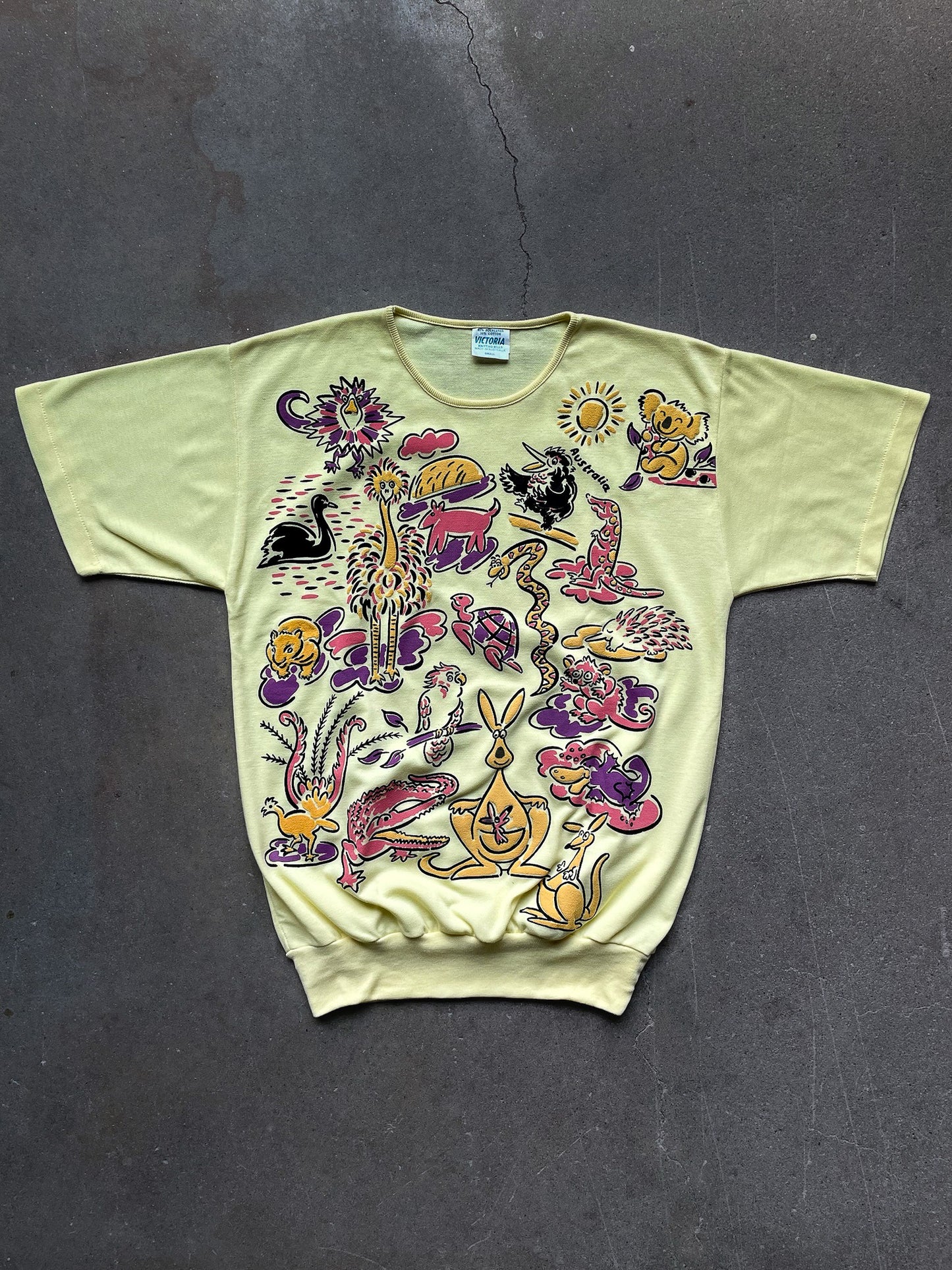 70’s Australian Puff Print T-Shirt—[S]