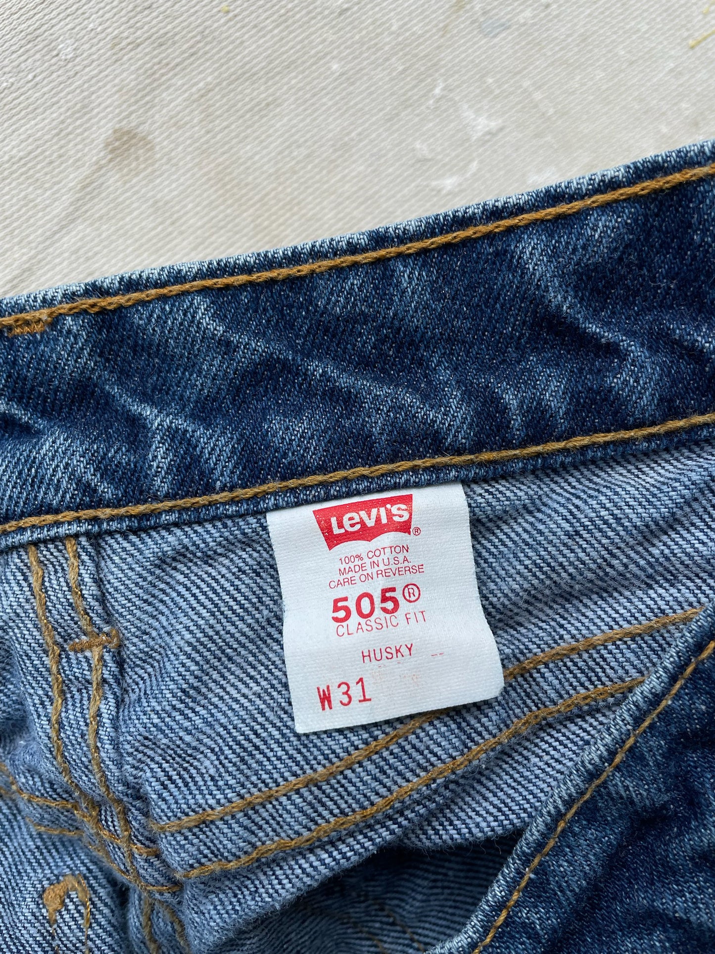 90's Levi's 505 Orange Tab Jeans—[29x27]