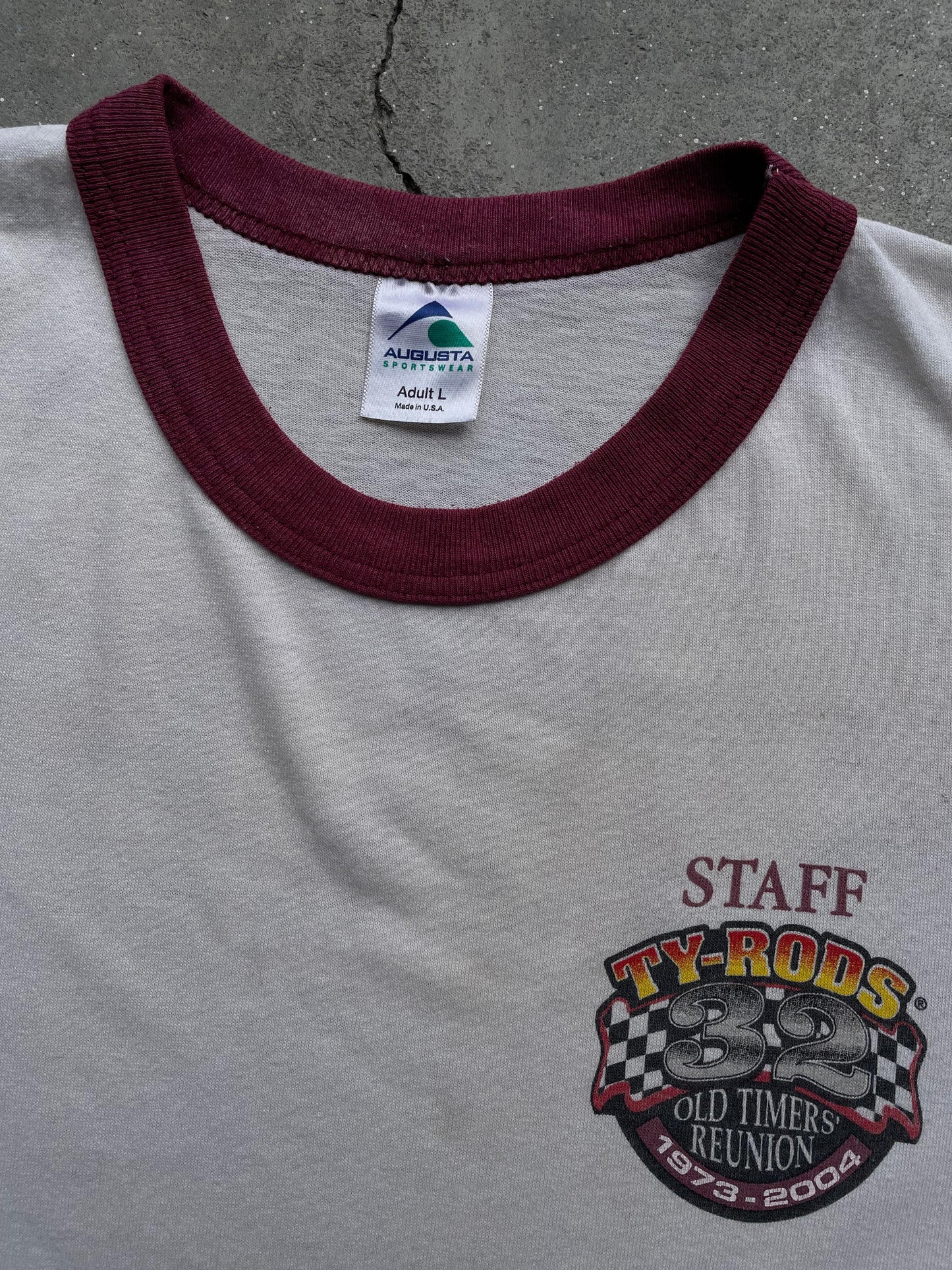 Tyrods Muscle Car Staff Ringer T-Shirt—[L]