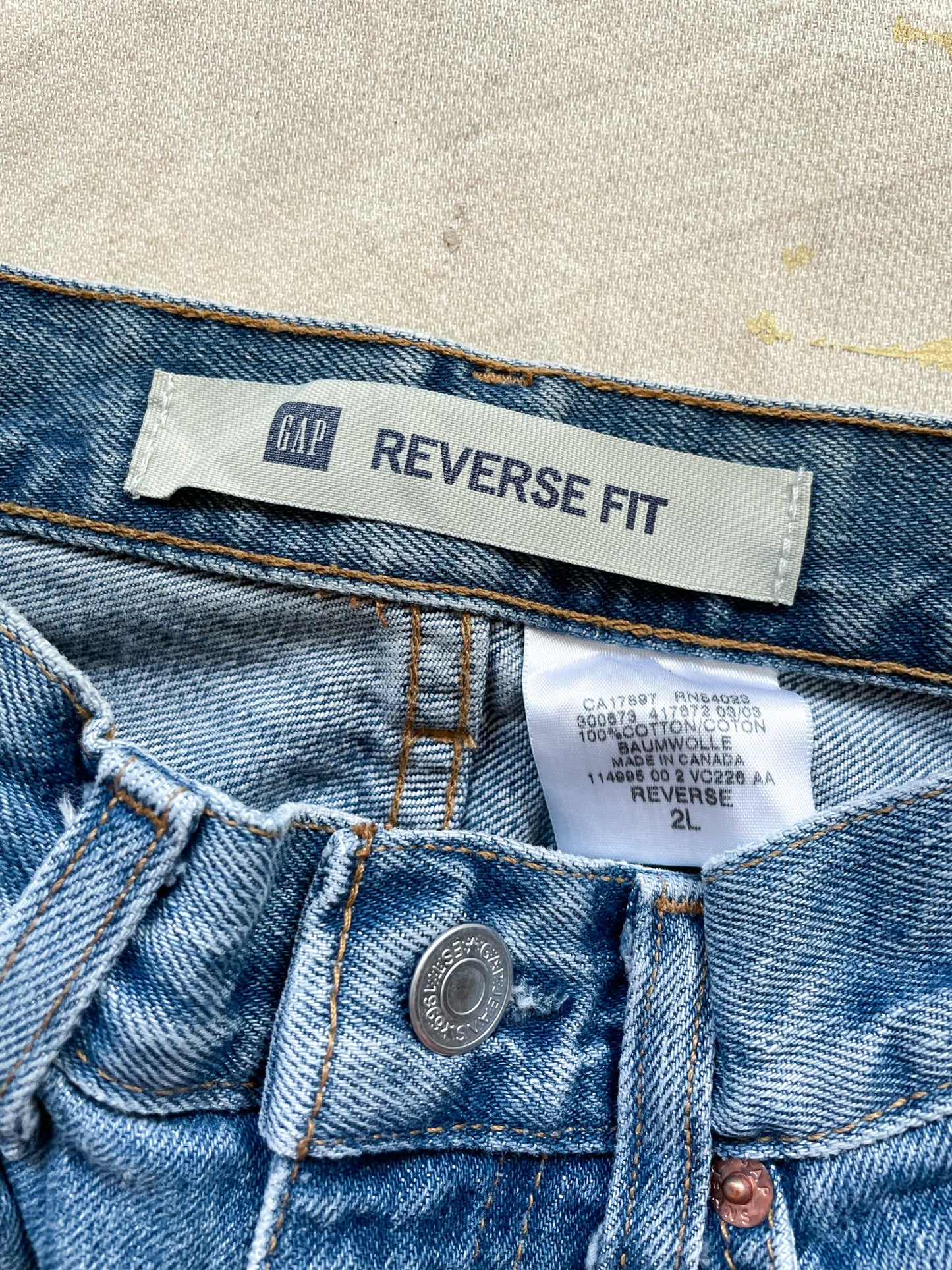 90's GAP Reverse Fit Jeans—[24x33]