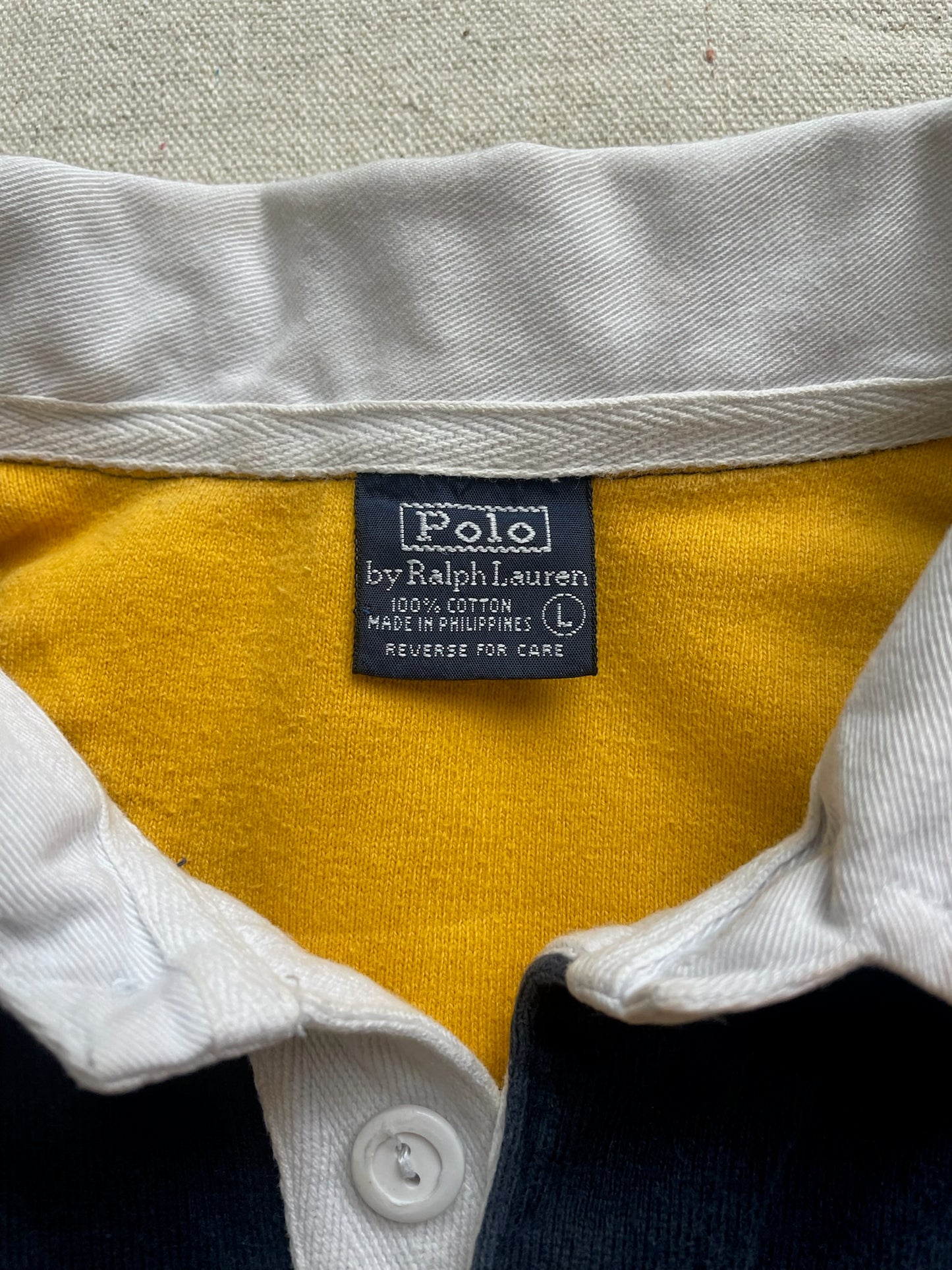 Polo Ralph Lauren Striped Rugby Shirt—[M]