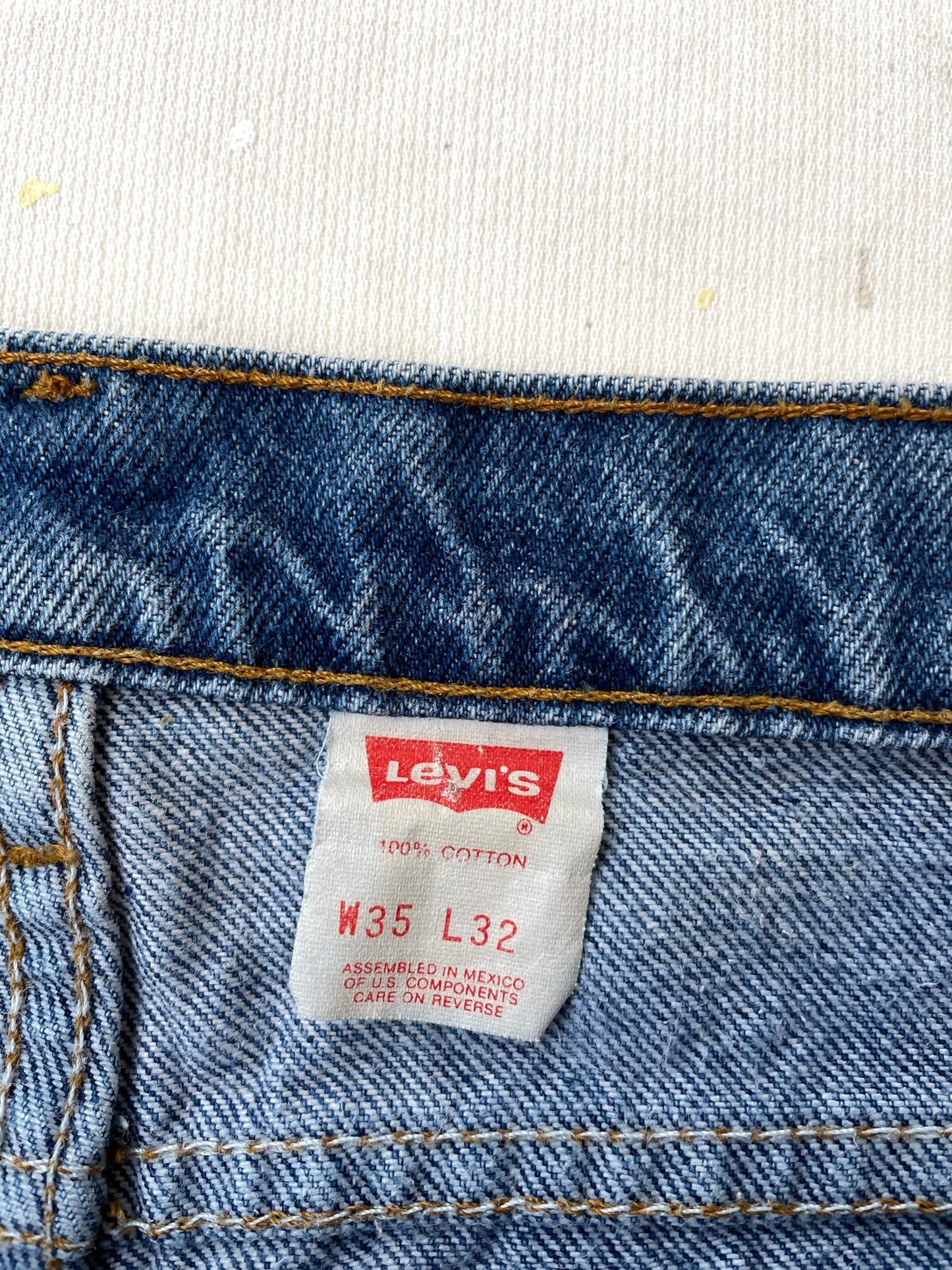 Levi's 506 Orange Tab Jeans—[34x32]