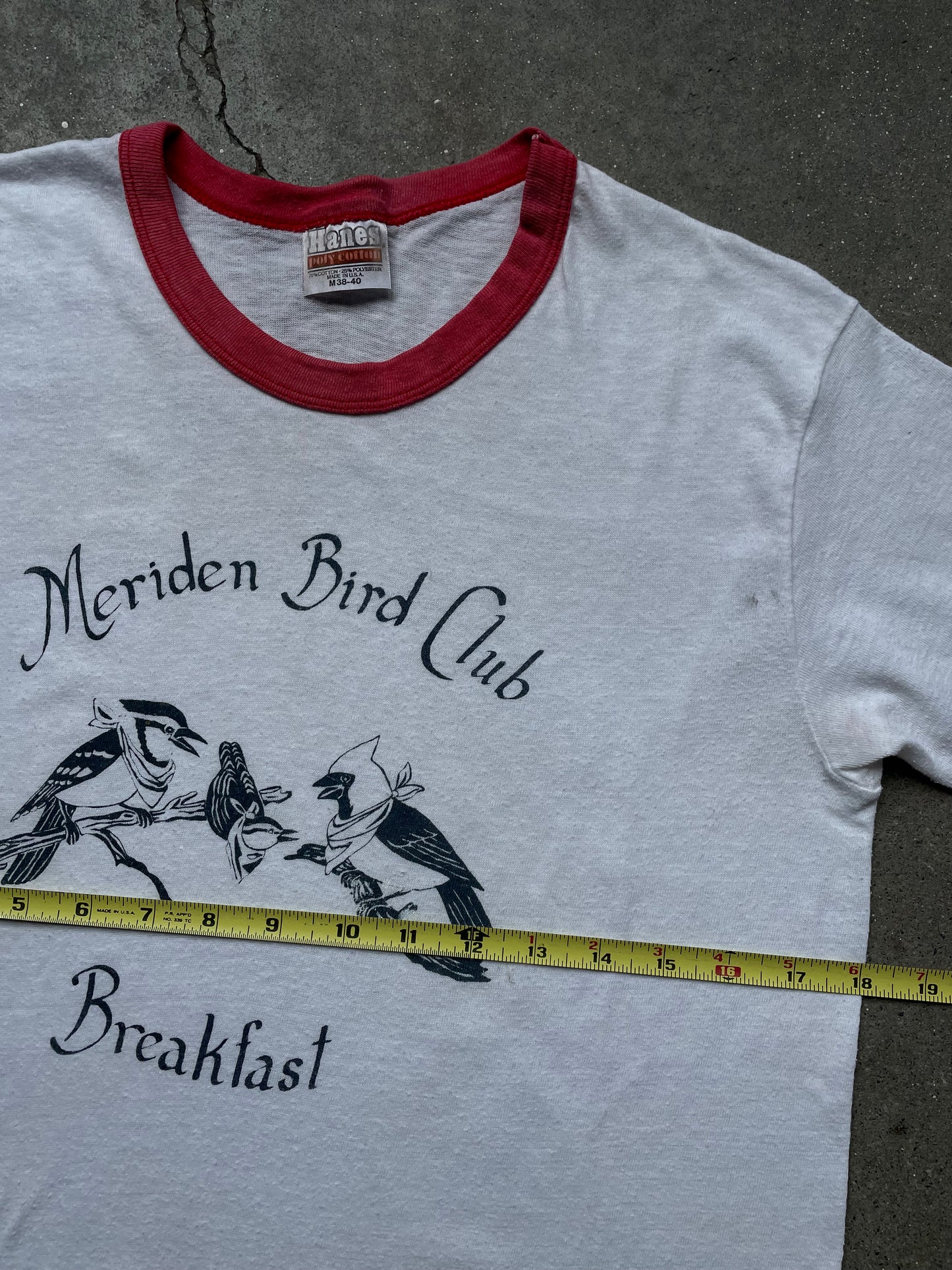 80’s Meriden Bird Club Ringer T-Shirt—[M]