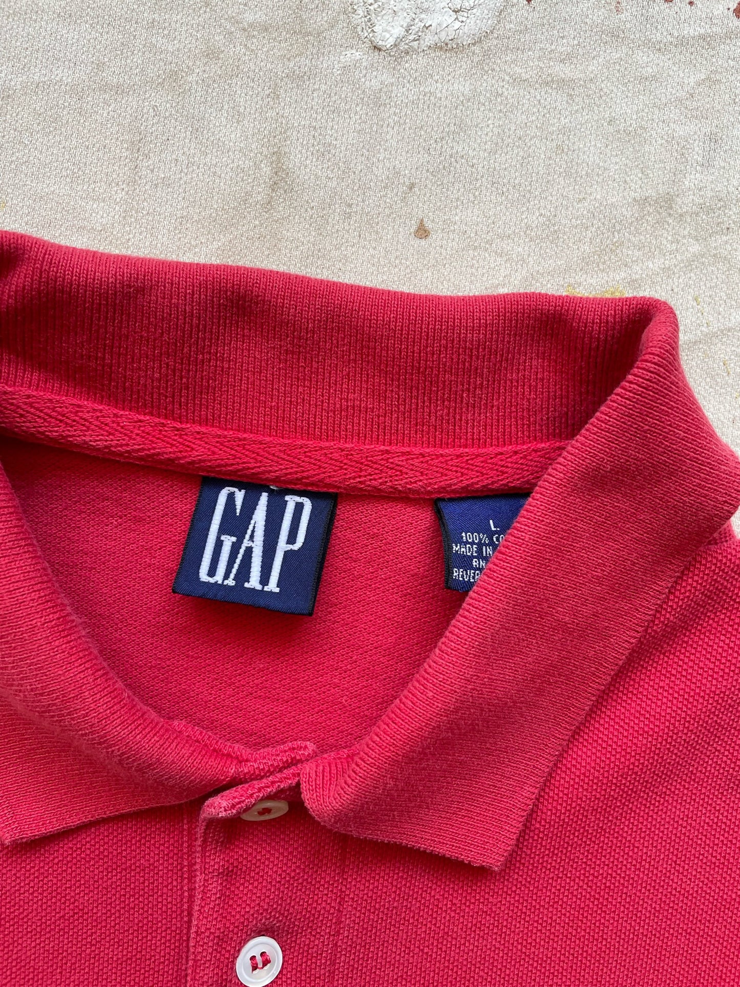 90's GAP Polo Shirt—[L]
