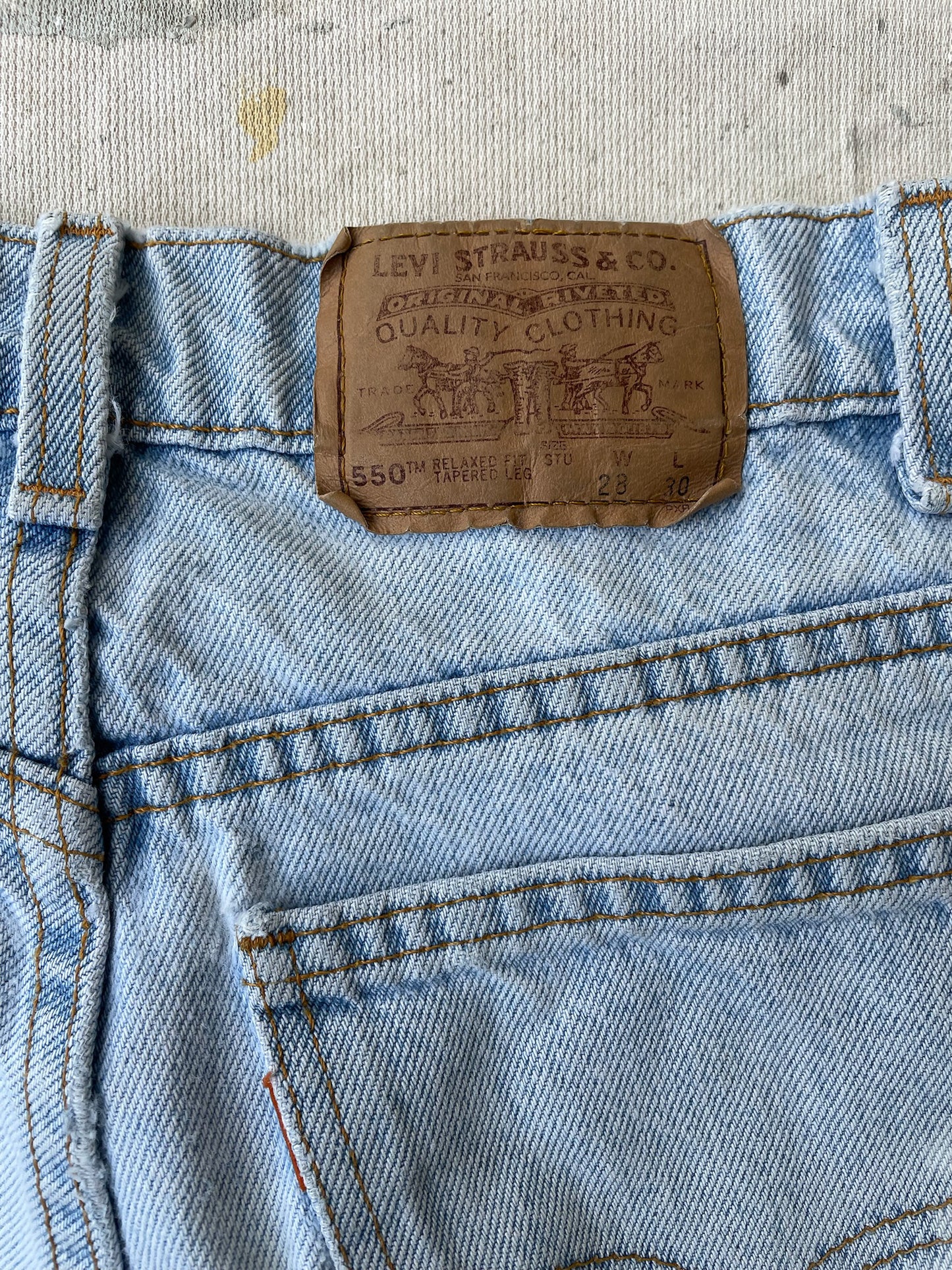 90's Levi's 550 Orange Tab Student Jeans—[28x30]