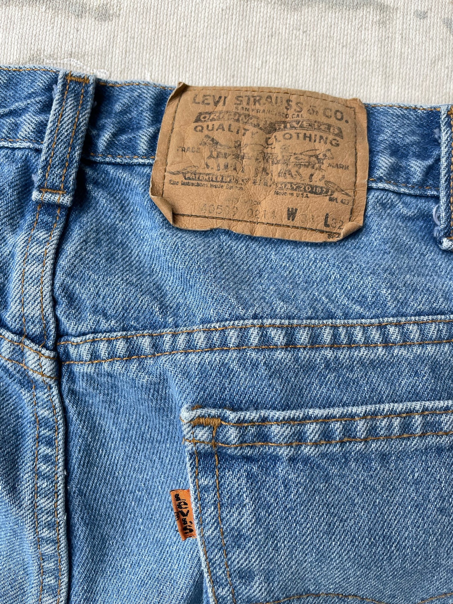 80's Levi's 509 Orange Tab Jeans—[32x31]